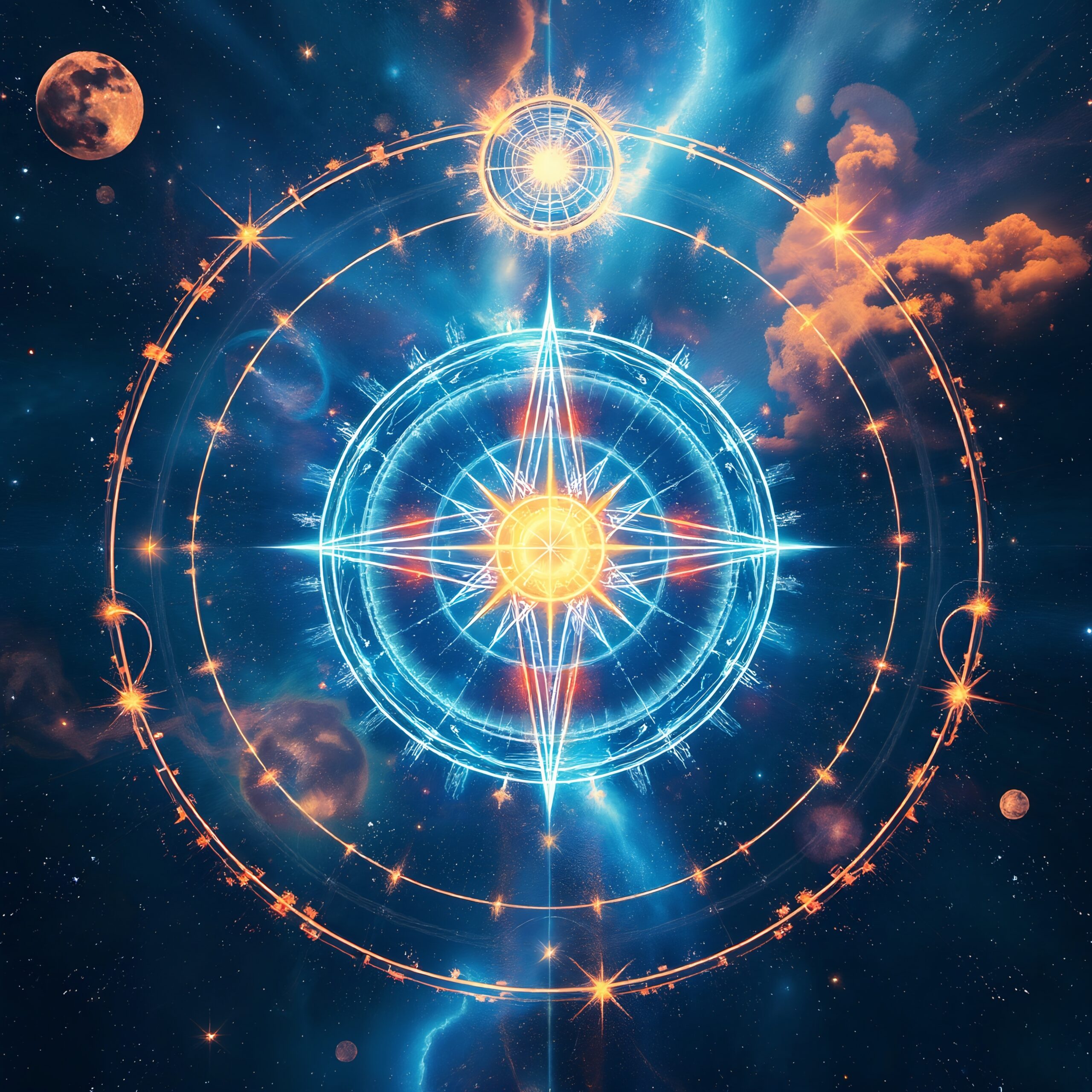 Cosmic Geometric Orbs in Space