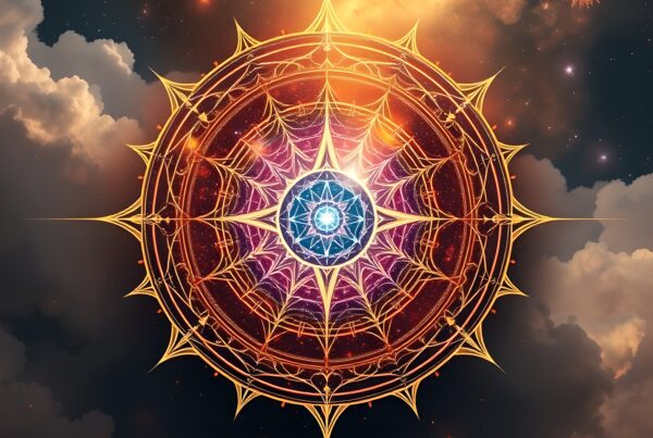 Celestial Radiance: Sacred Mandala