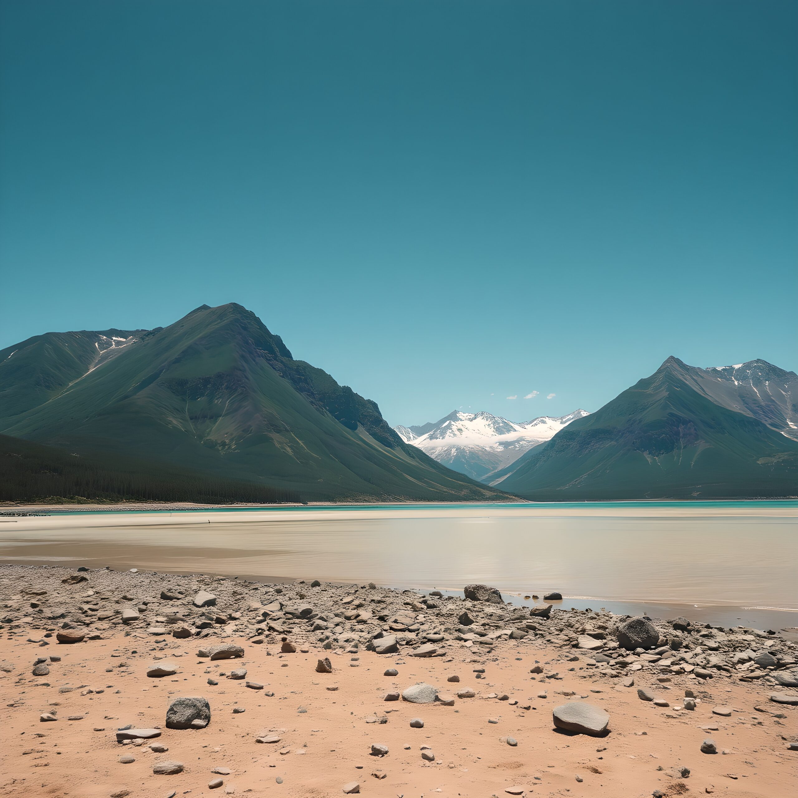 Majestic Mountain Lake View