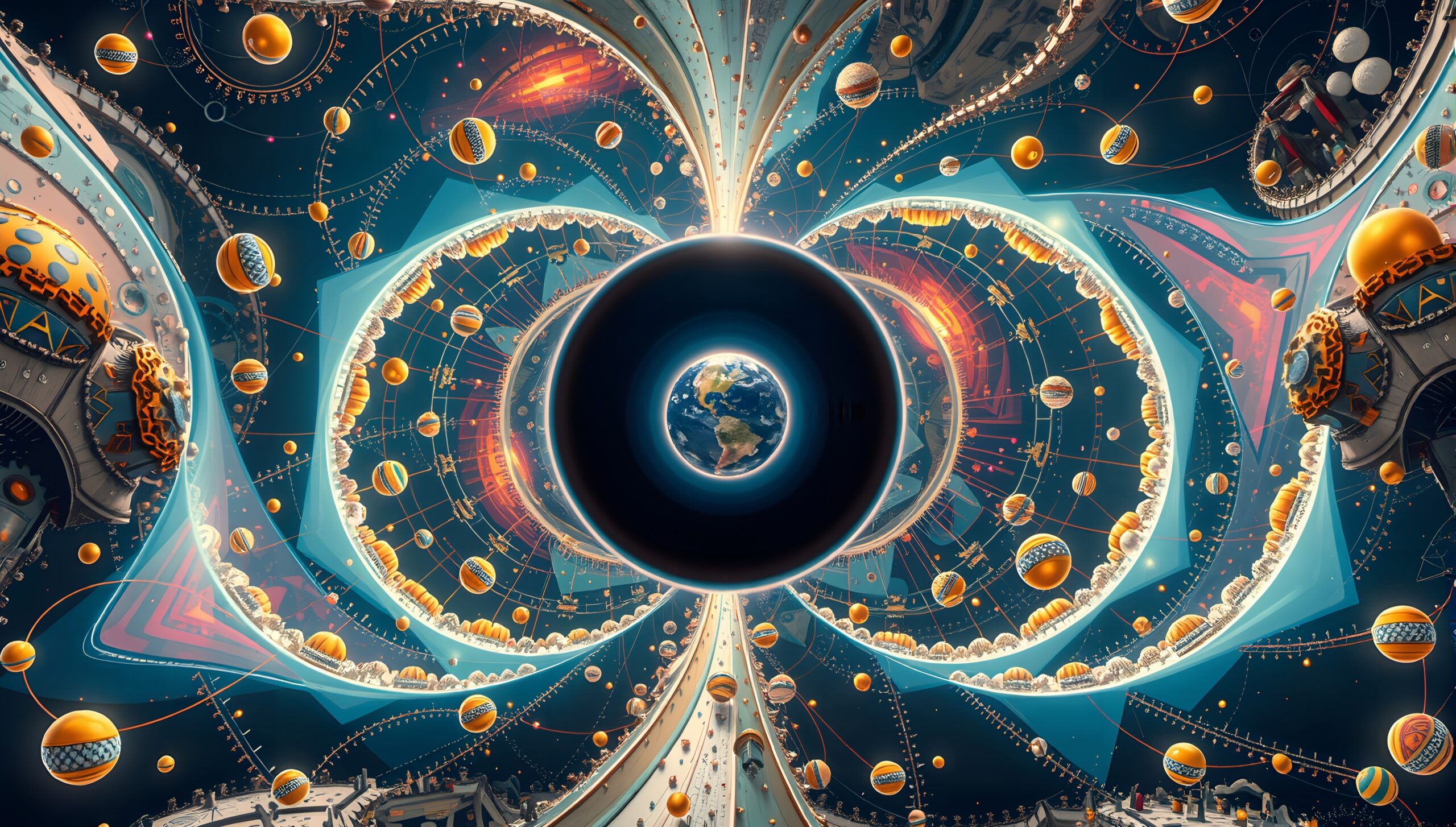 Celestial Vortex Embraces Earth