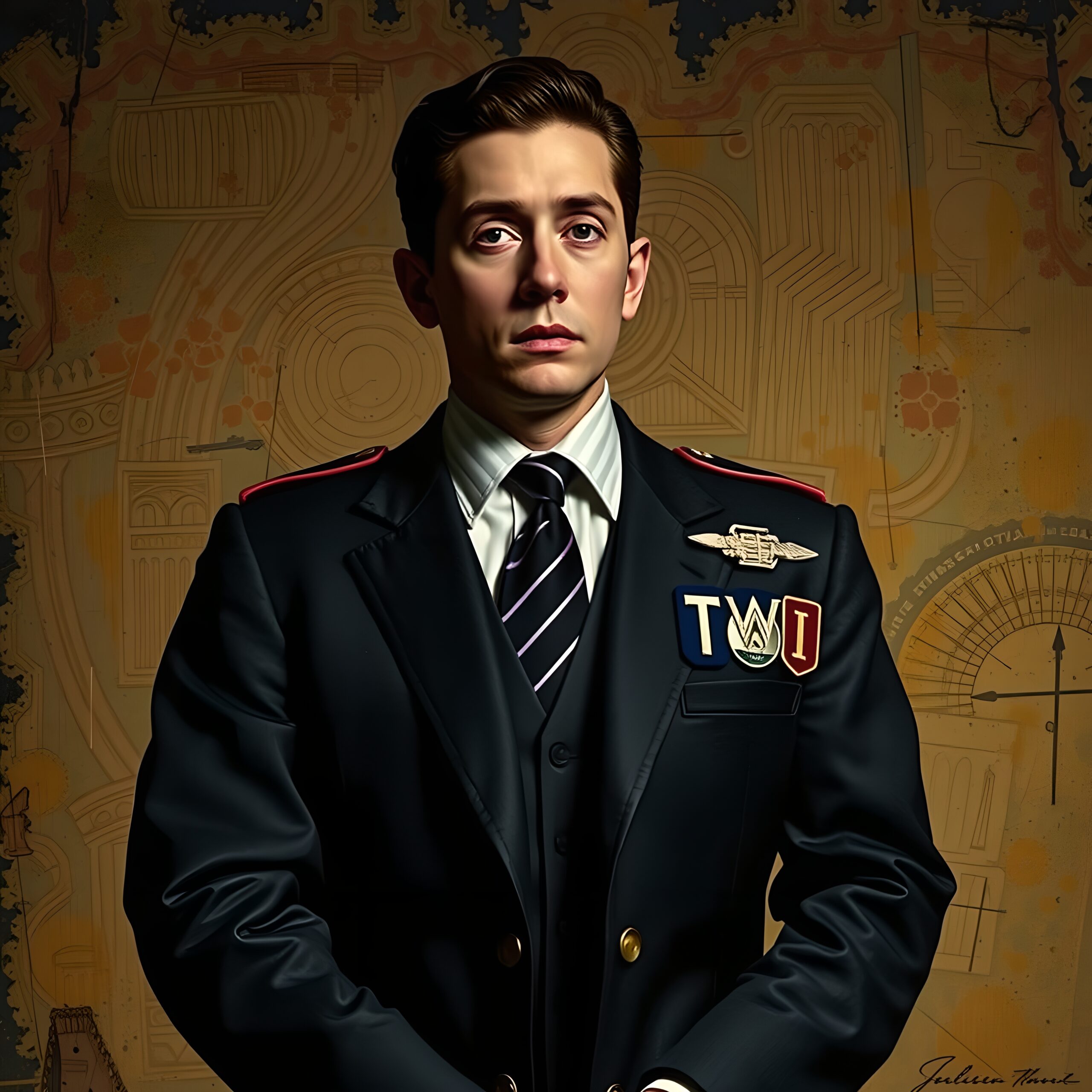 Man in formal military attire