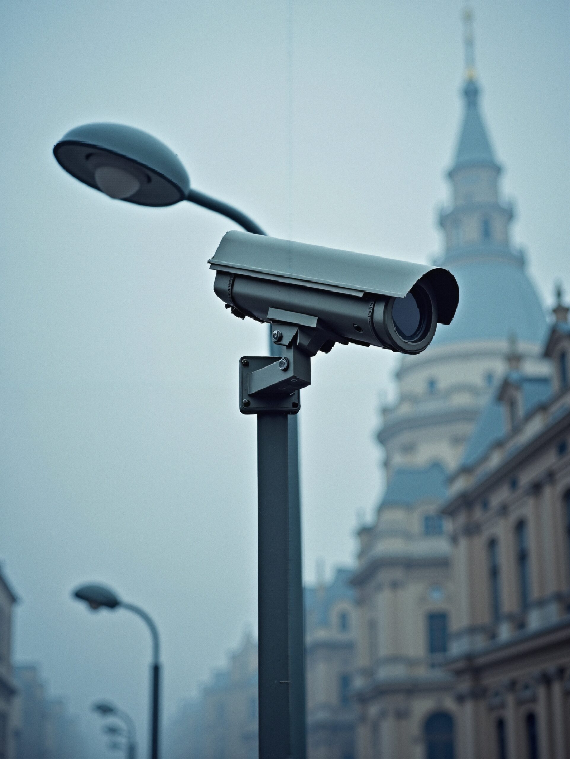 Surveillance Camera in Historical District