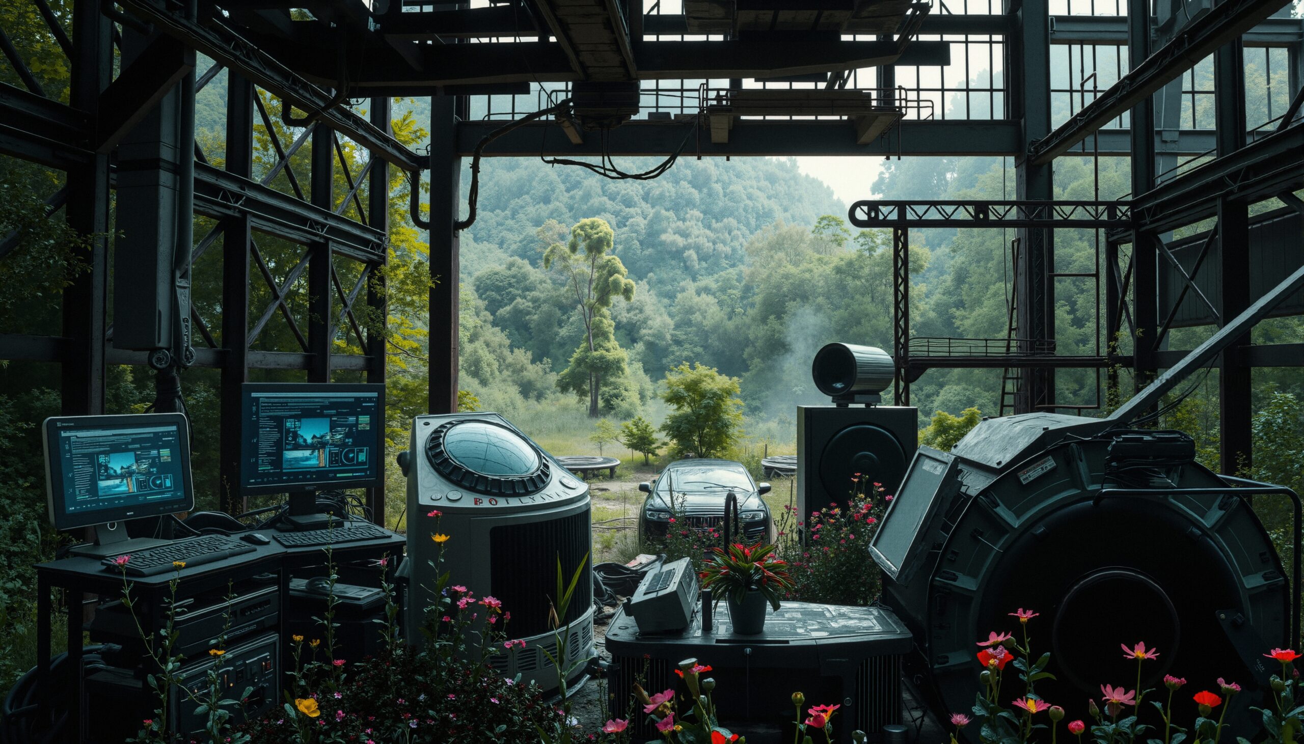 Nature and Technology Merge Harmoniously