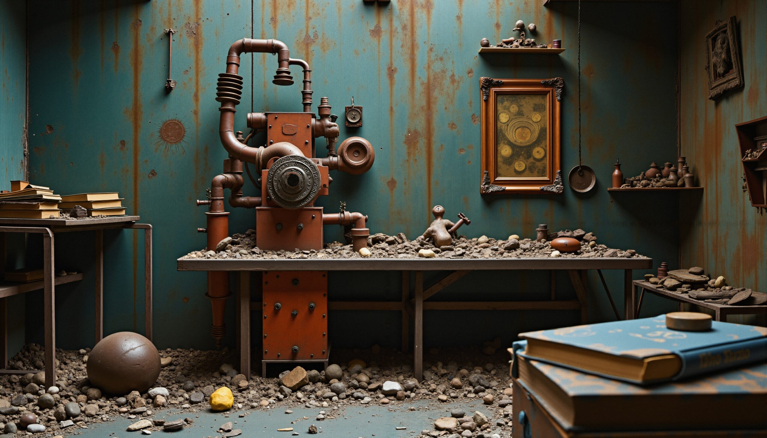 Steampunk Industrial Room Art
