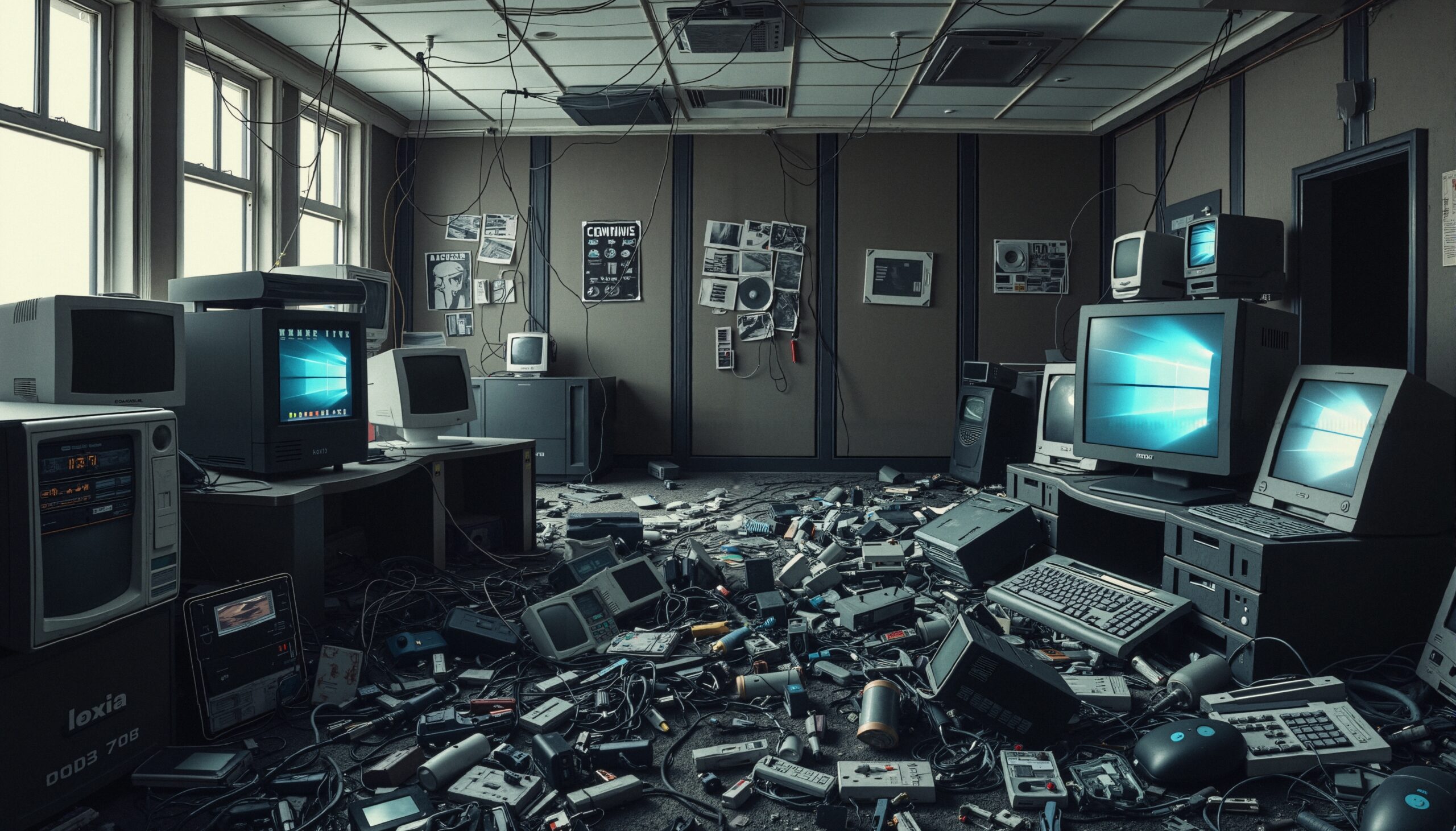 Room Full of Vintage Technology