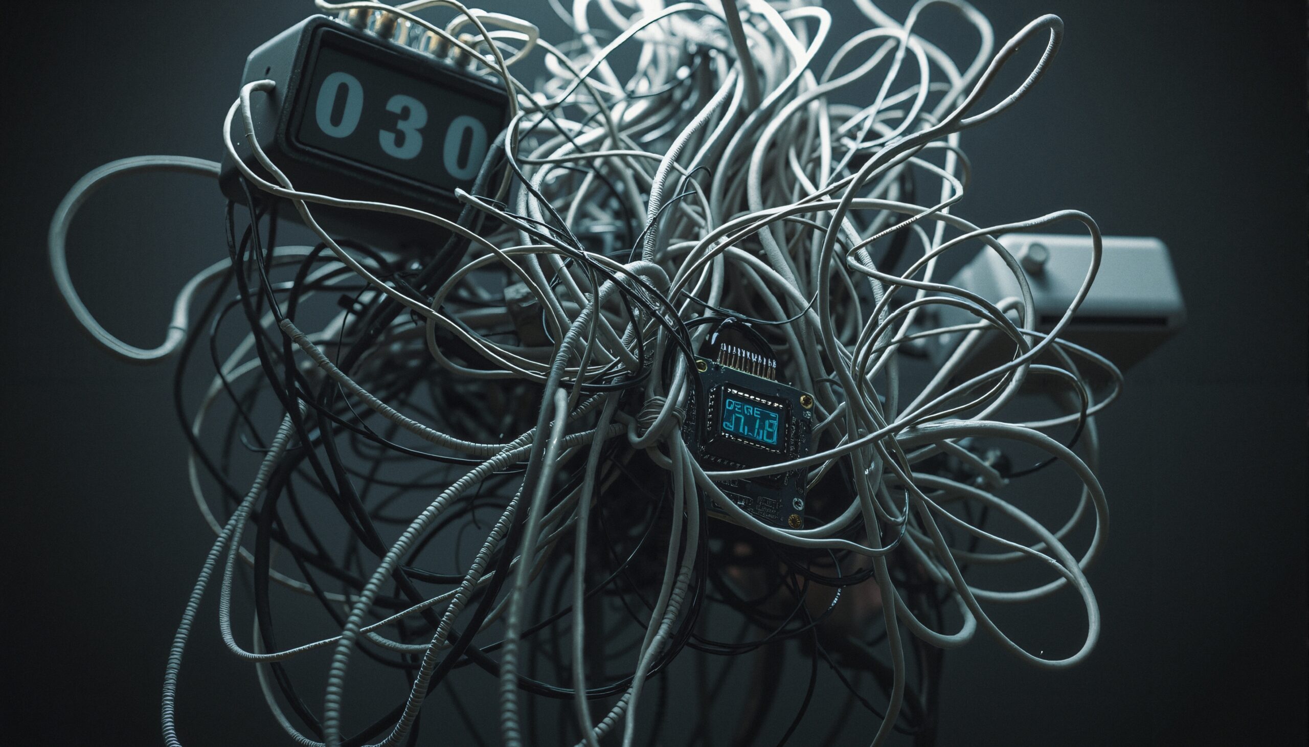 Intertwined Wires and Countdown Display