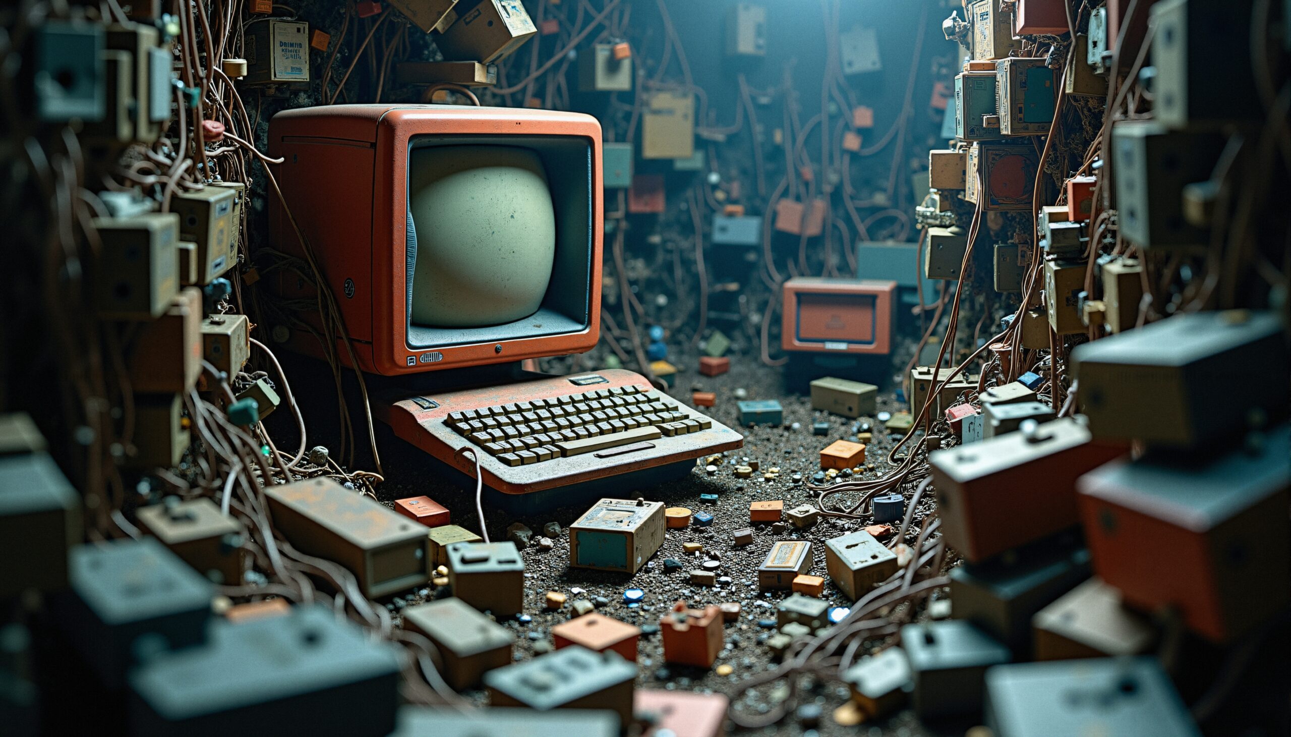 Forgotten Vintage Technology Room
