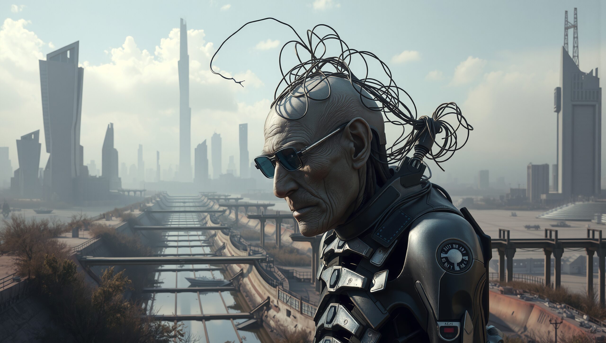 Futuristic Cybernetic Urban Evolution