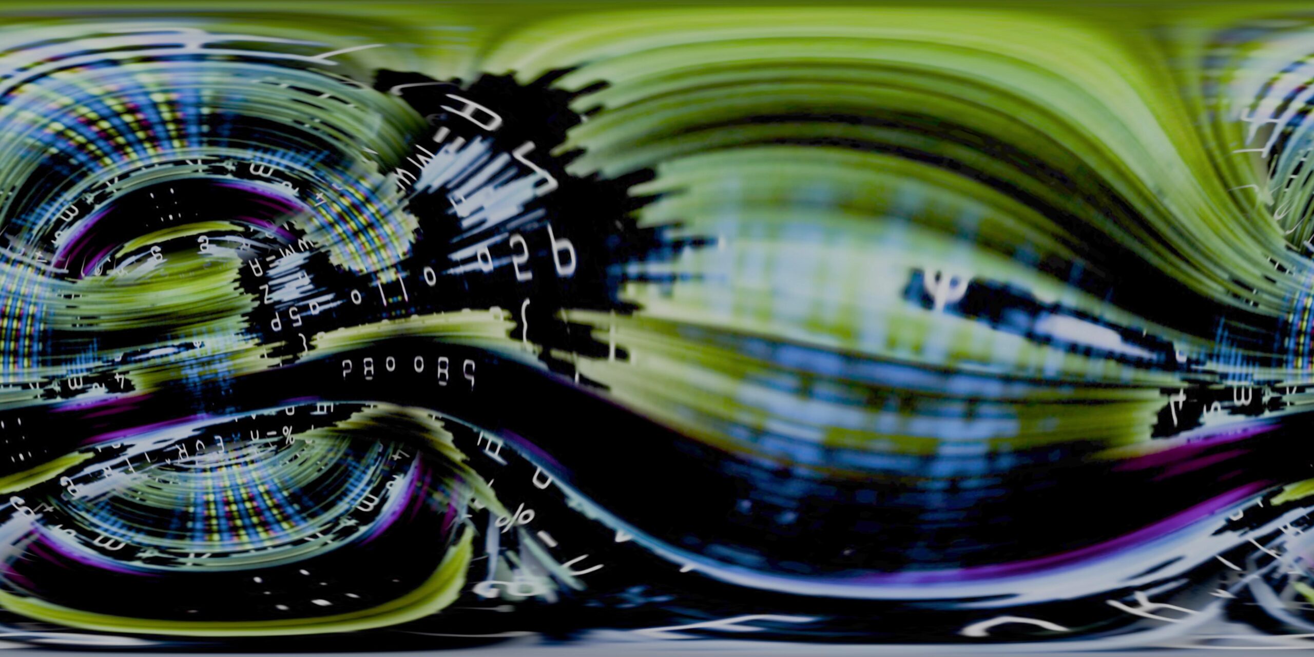 360VR Immersive Digital Glitch Flow Loop