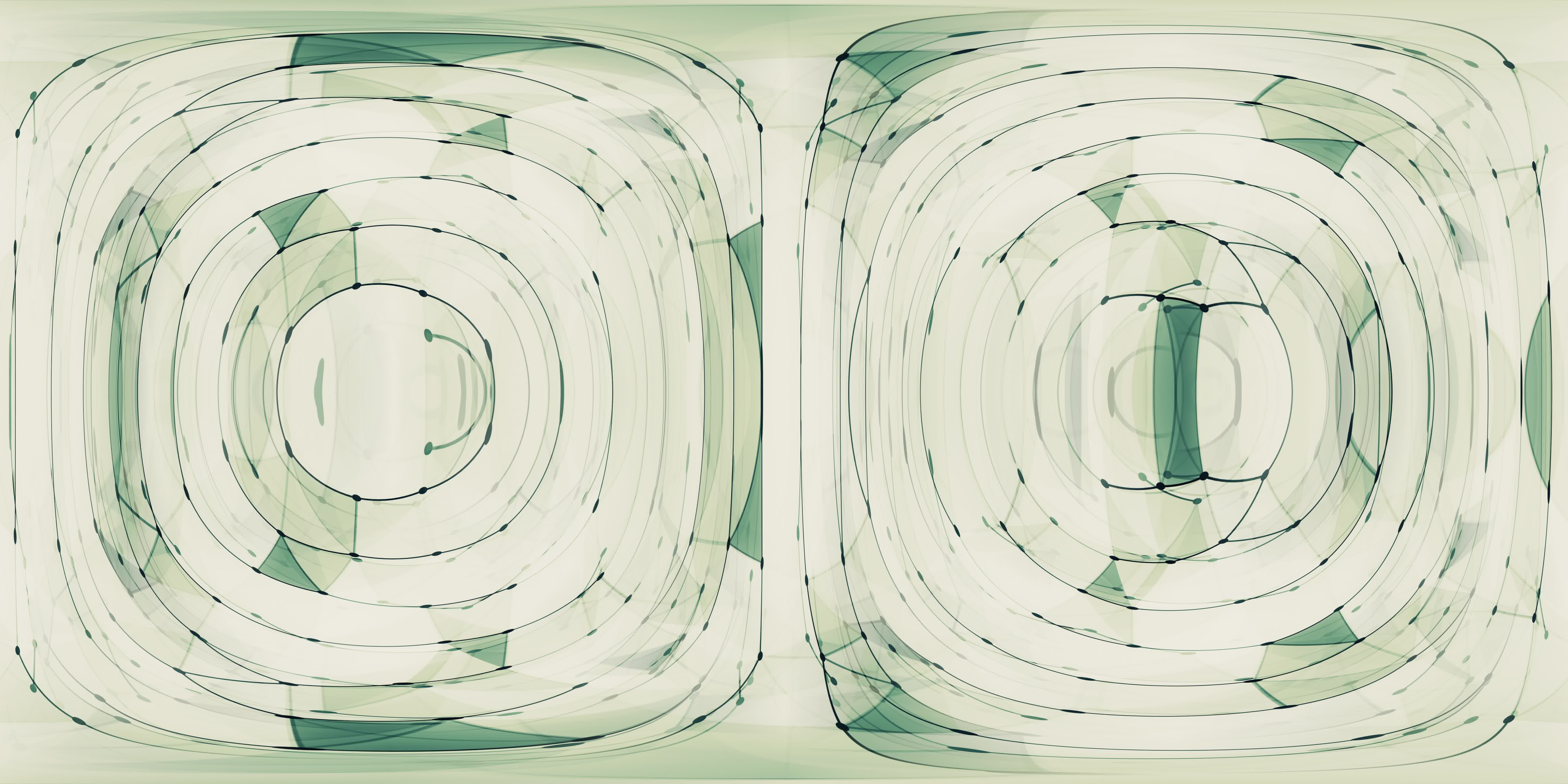 Infinite 360VR Geometric Spiral 6K Video Loop