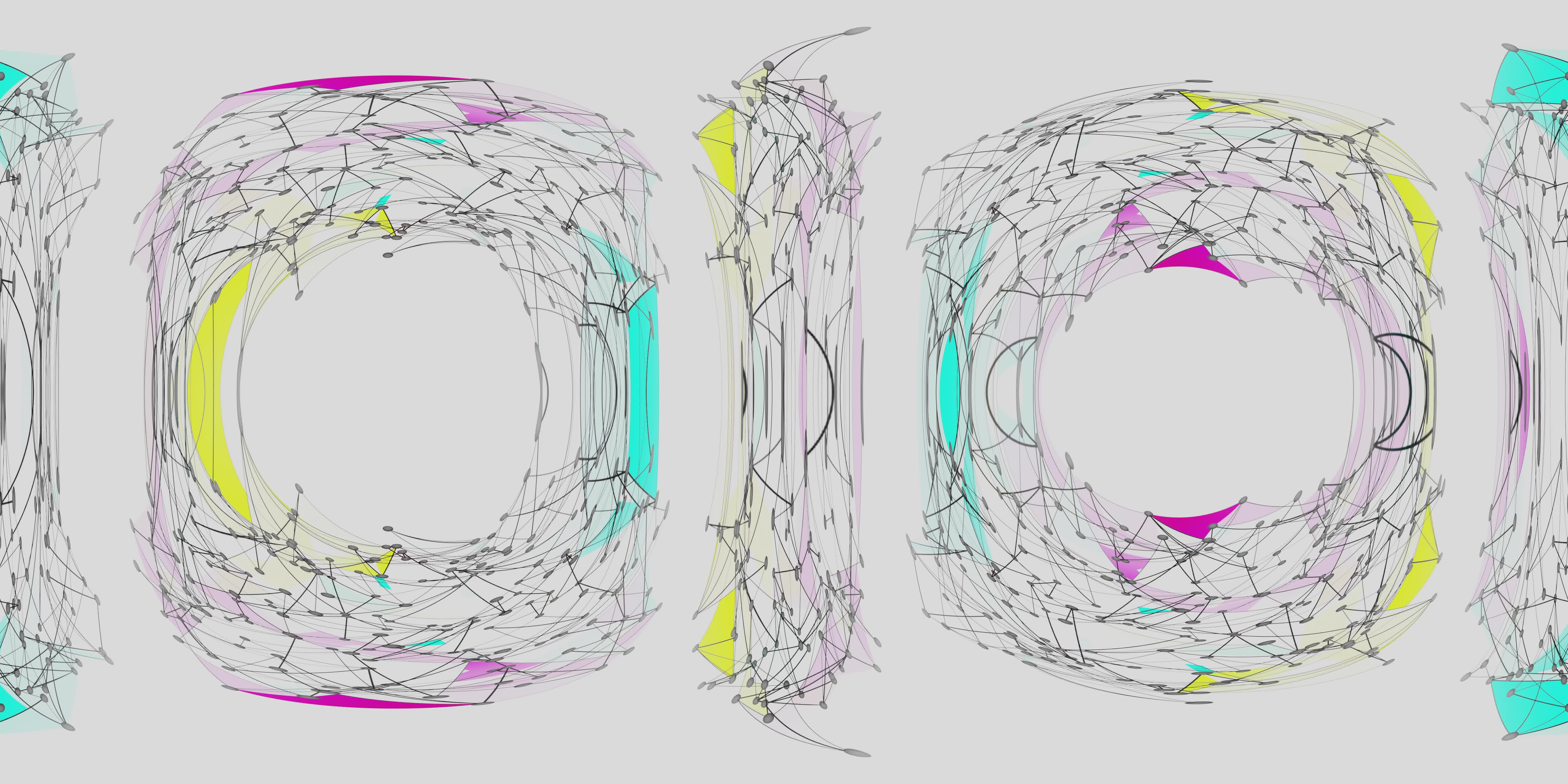 Abstract Geometric 360VR Art Experience