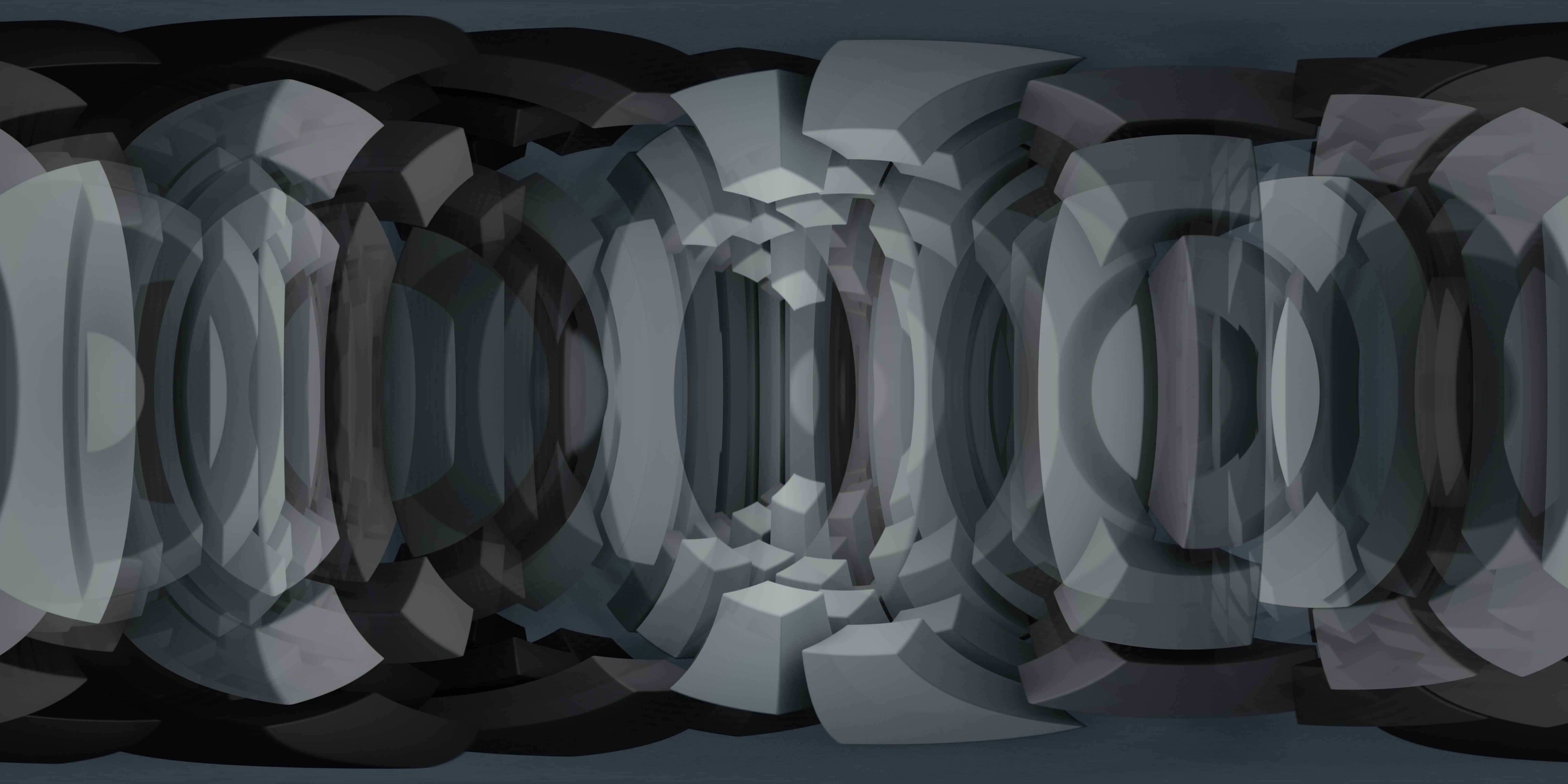 Infinite Geometric Tunnel 6K 360VR Journey
