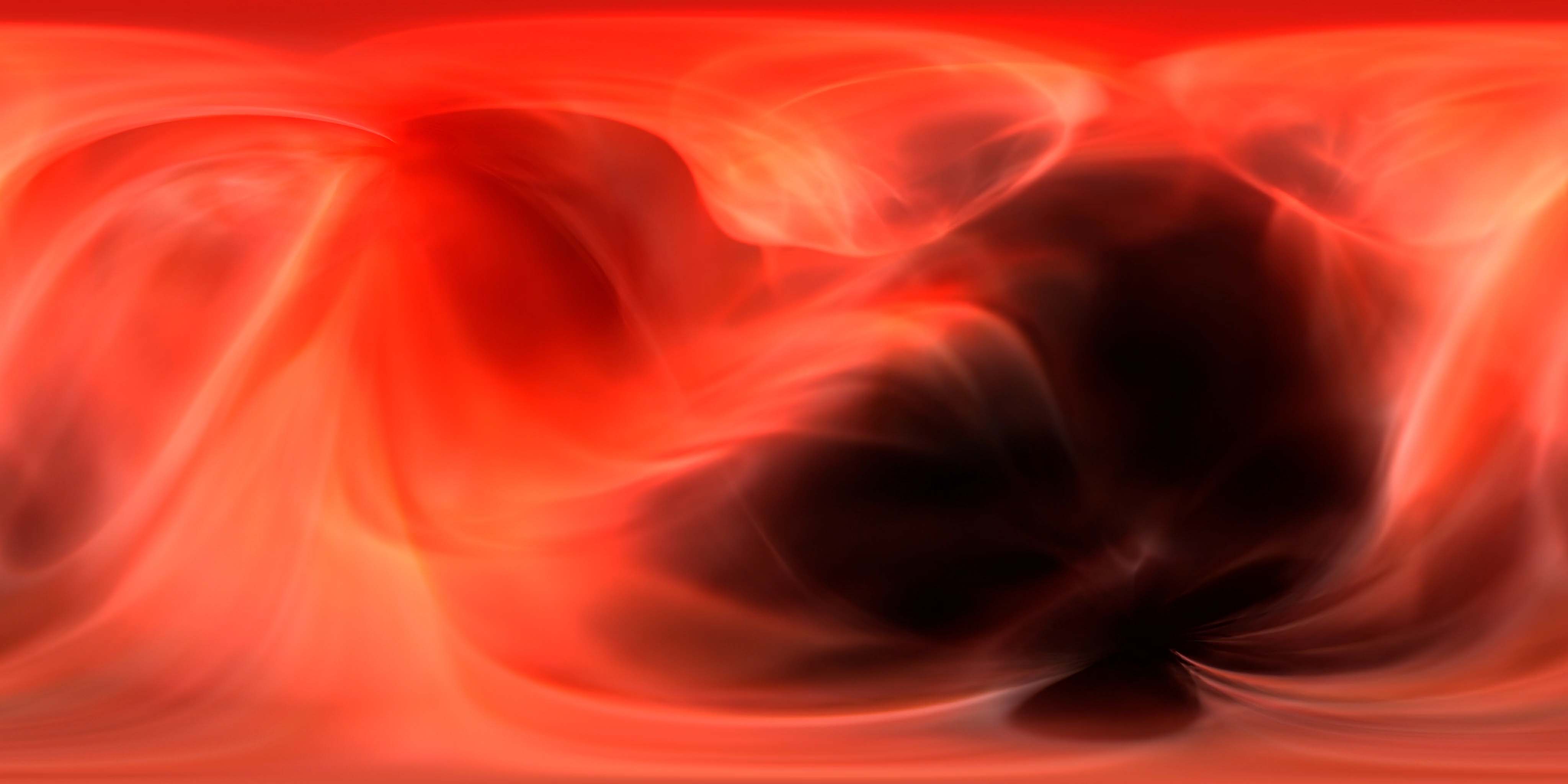 360VR Red Abstract Light Swirls Loop
