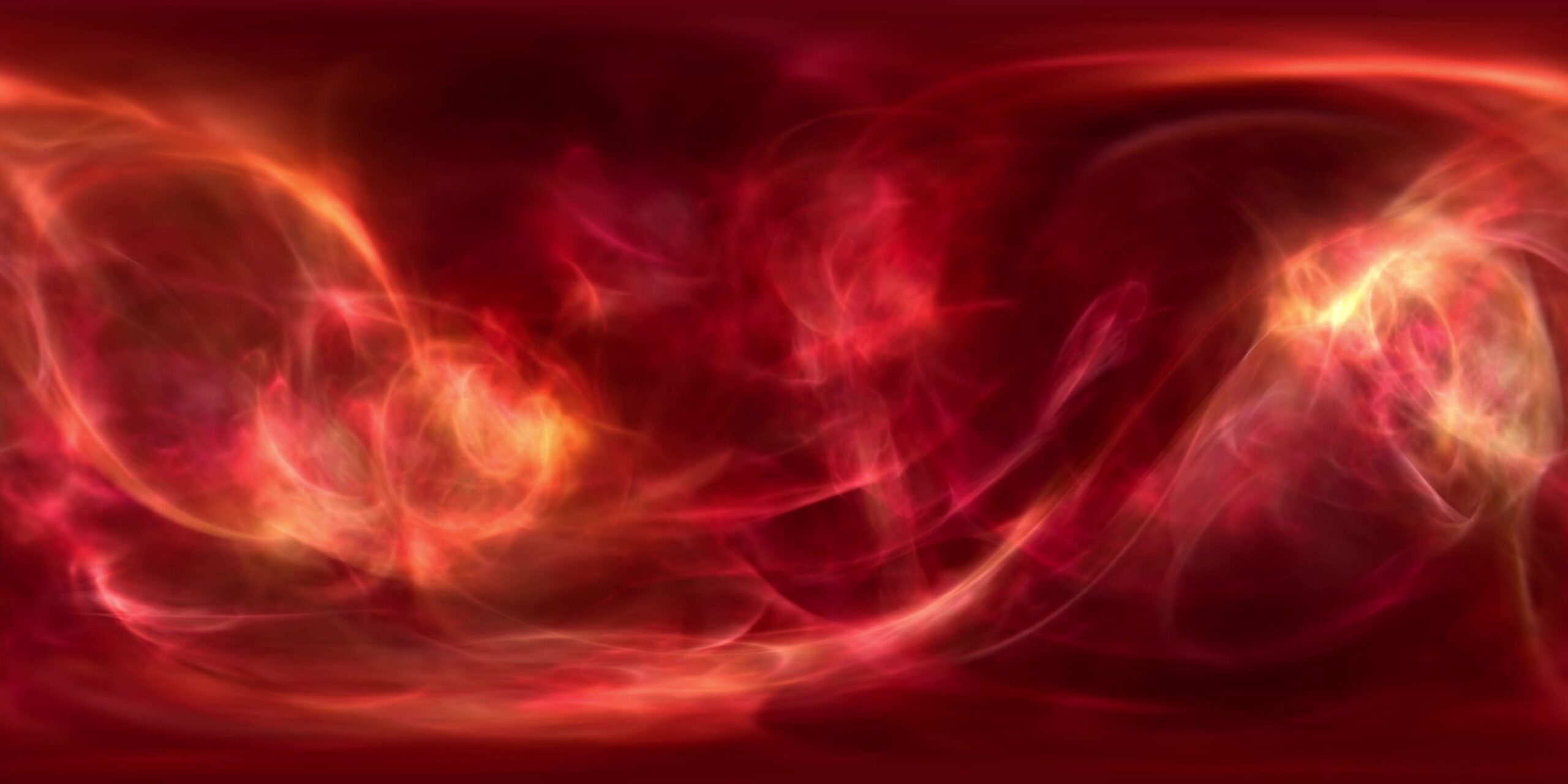 360VR Fiery Abstract Dreamlike Swirls 4K Loop
