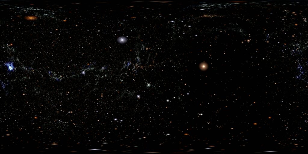 360VR Vast Cosmic Starfield Journey Loop