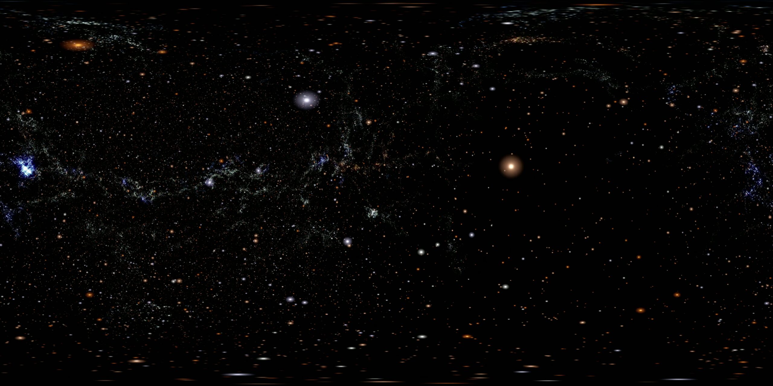 360VR Vast Cosmic Starfield Journey Loop