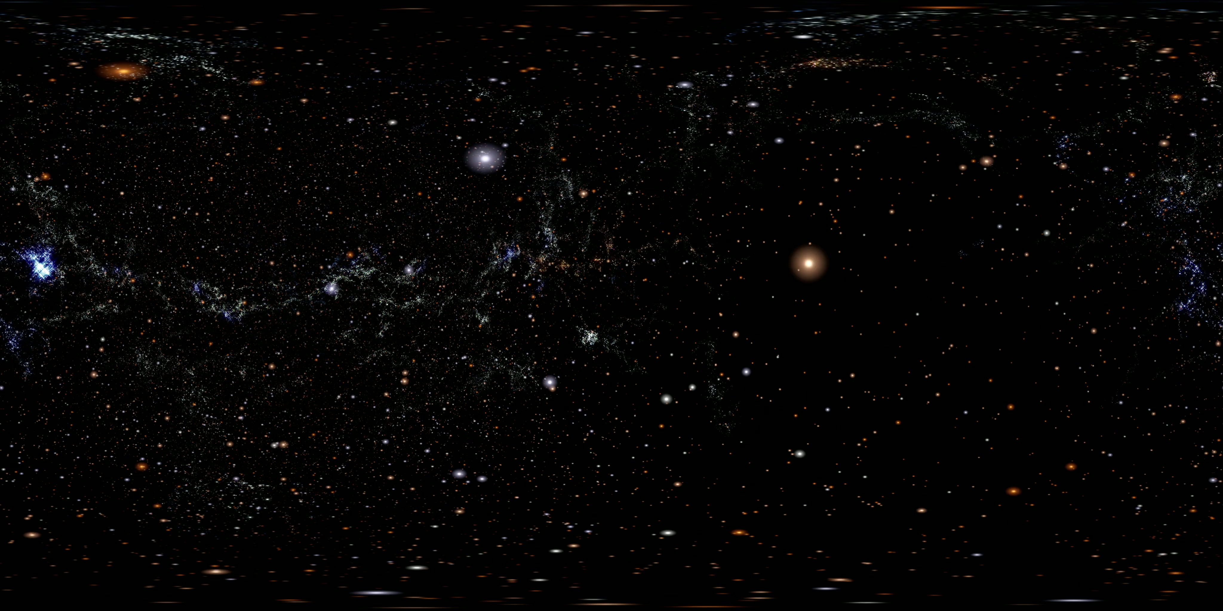 360VR Vast Cosmic Starfield Journey Loop