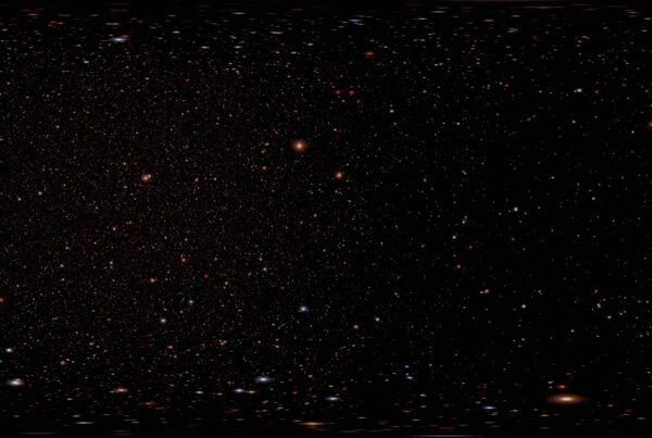 Glittering 360VR space journey 4K loop, filled with countless stars in a vast, dark expanse of space, capturing the universe's immense beauty and mystery.