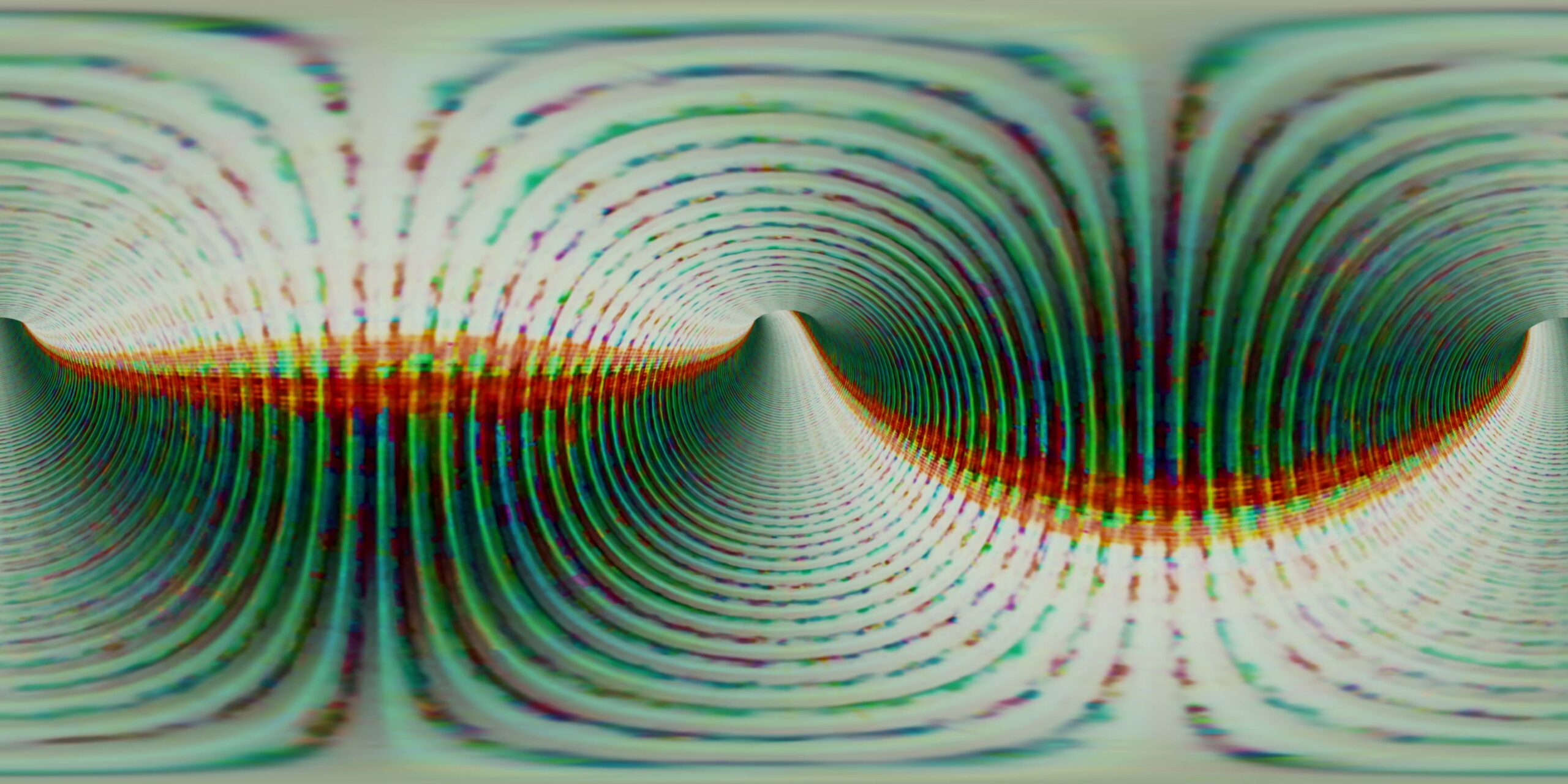 360VR Abstract Digital Tunnel 4K Loop