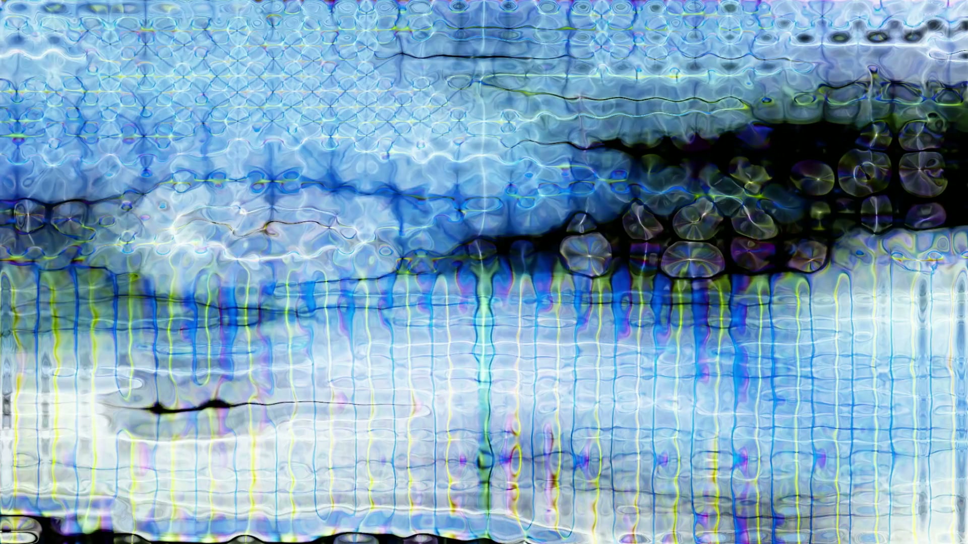 Vibrant Flowing Abstract Waves Loop