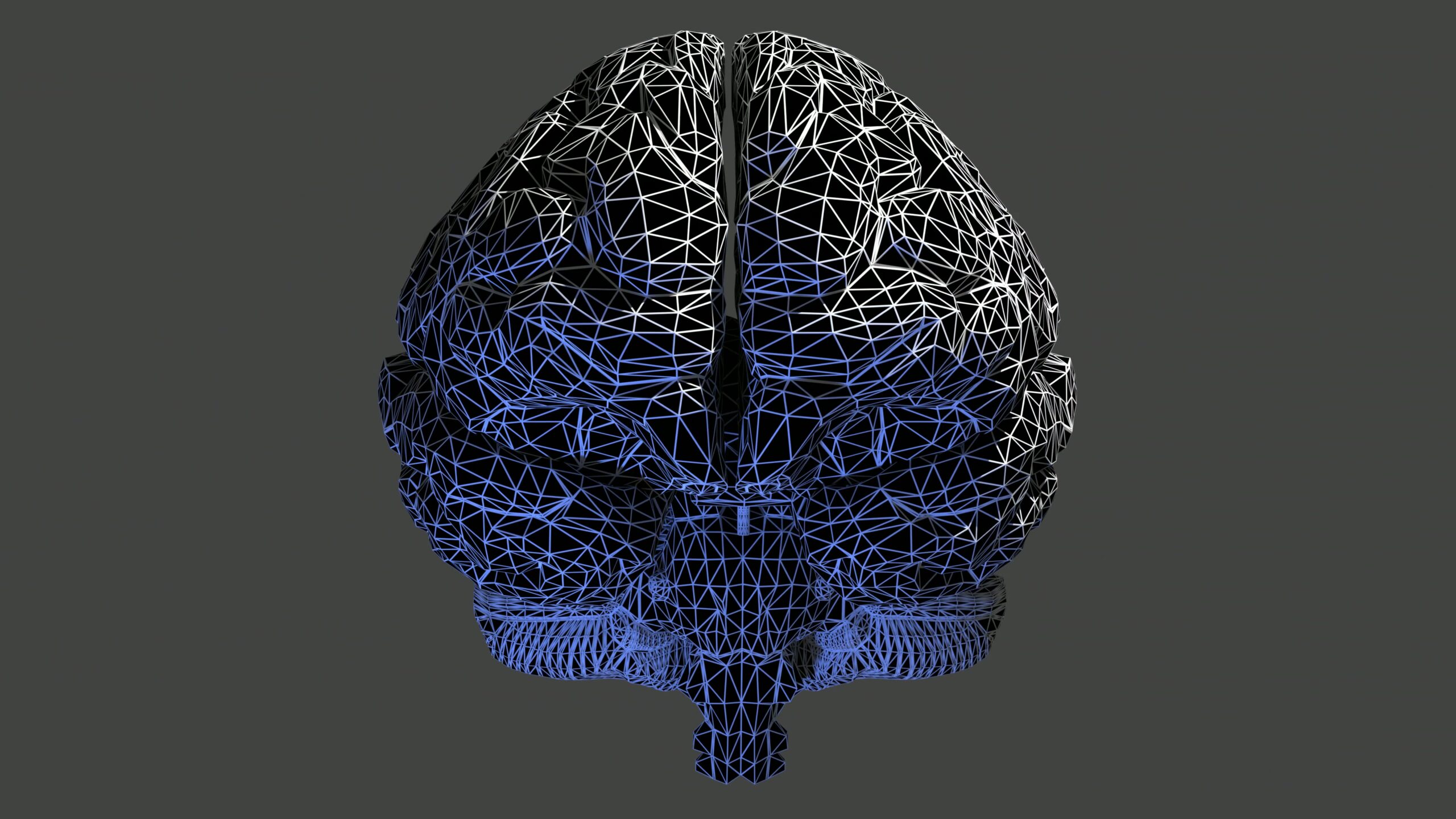 Futuristic Geometric Brain 4K Loop