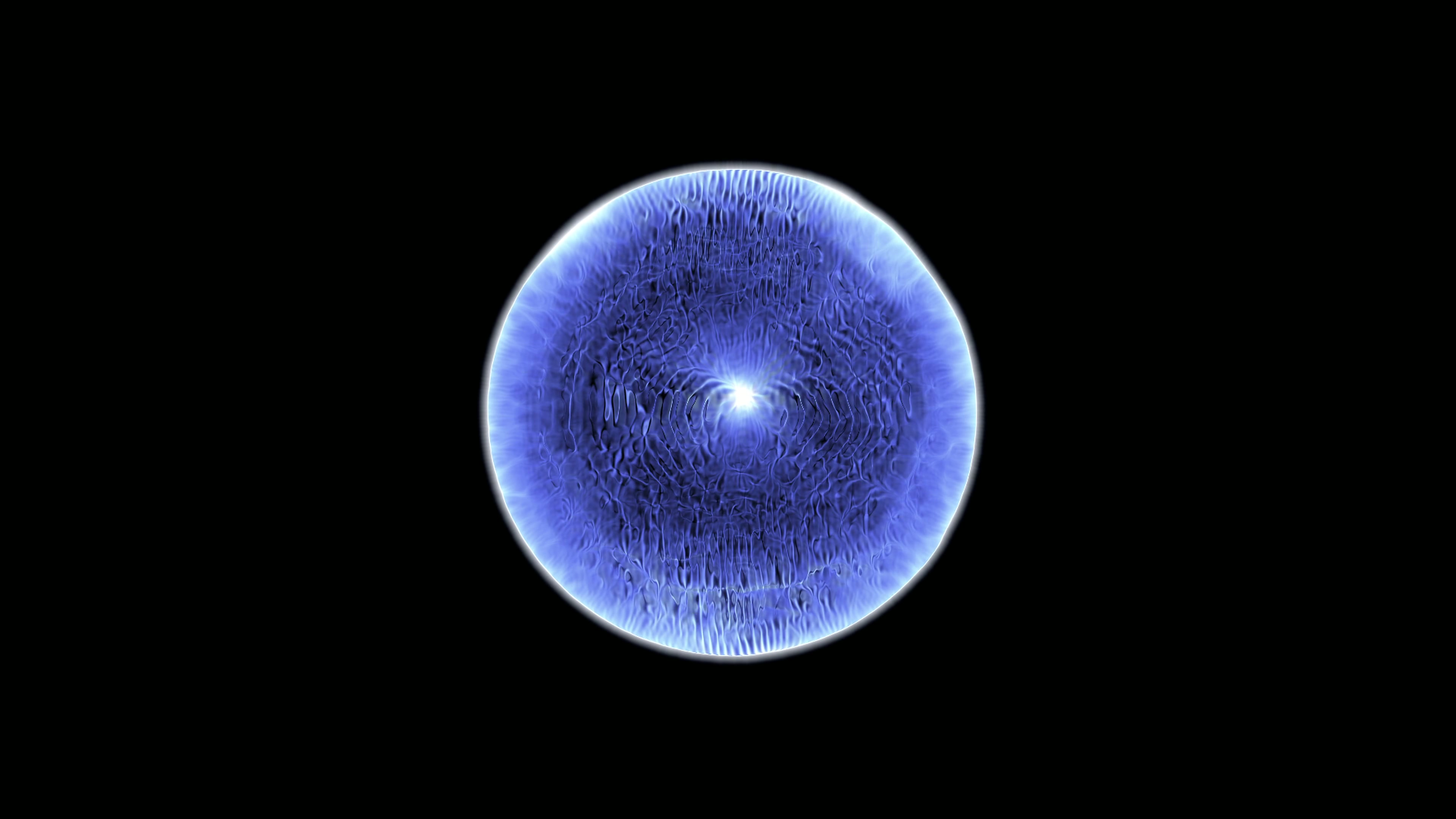Mysterious Blue Energy Sphere Loop