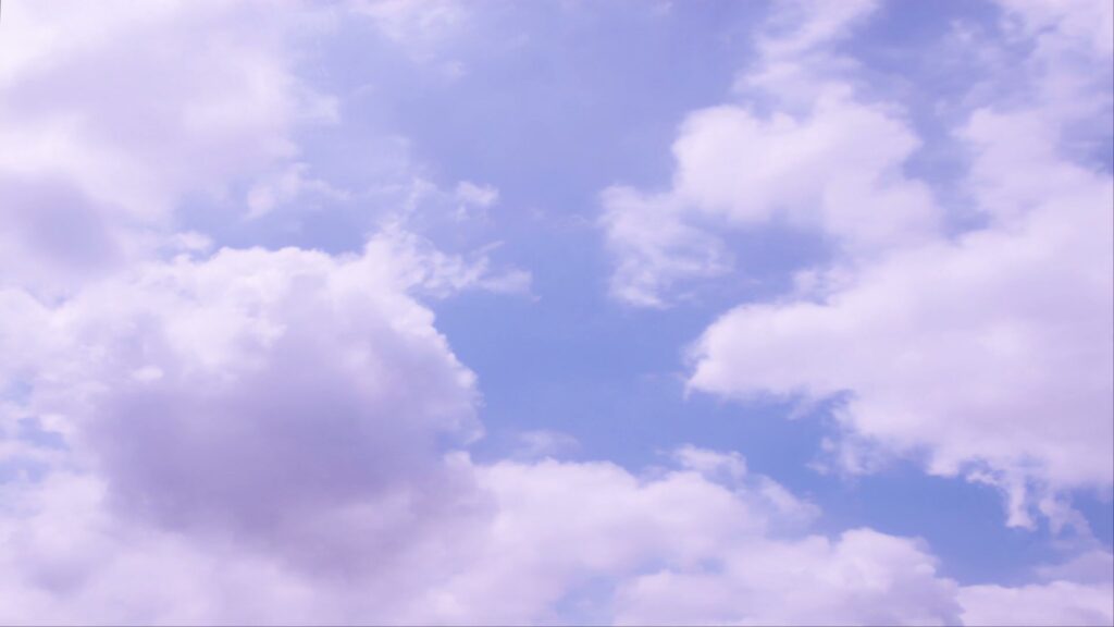 Tranquil Sky with Fluffy Time-Lapse Clouds