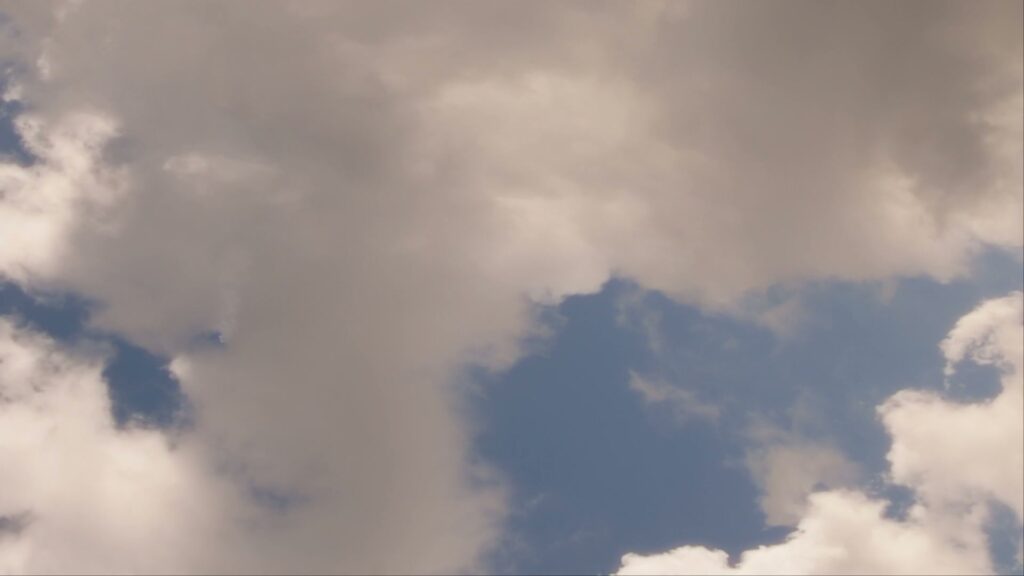 Serene Time-Lapse Clouds in Blue Sky