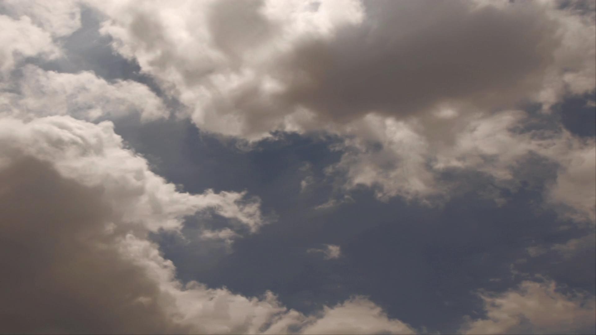 Dramatic Sky with Time-Lapse Storm Clouds