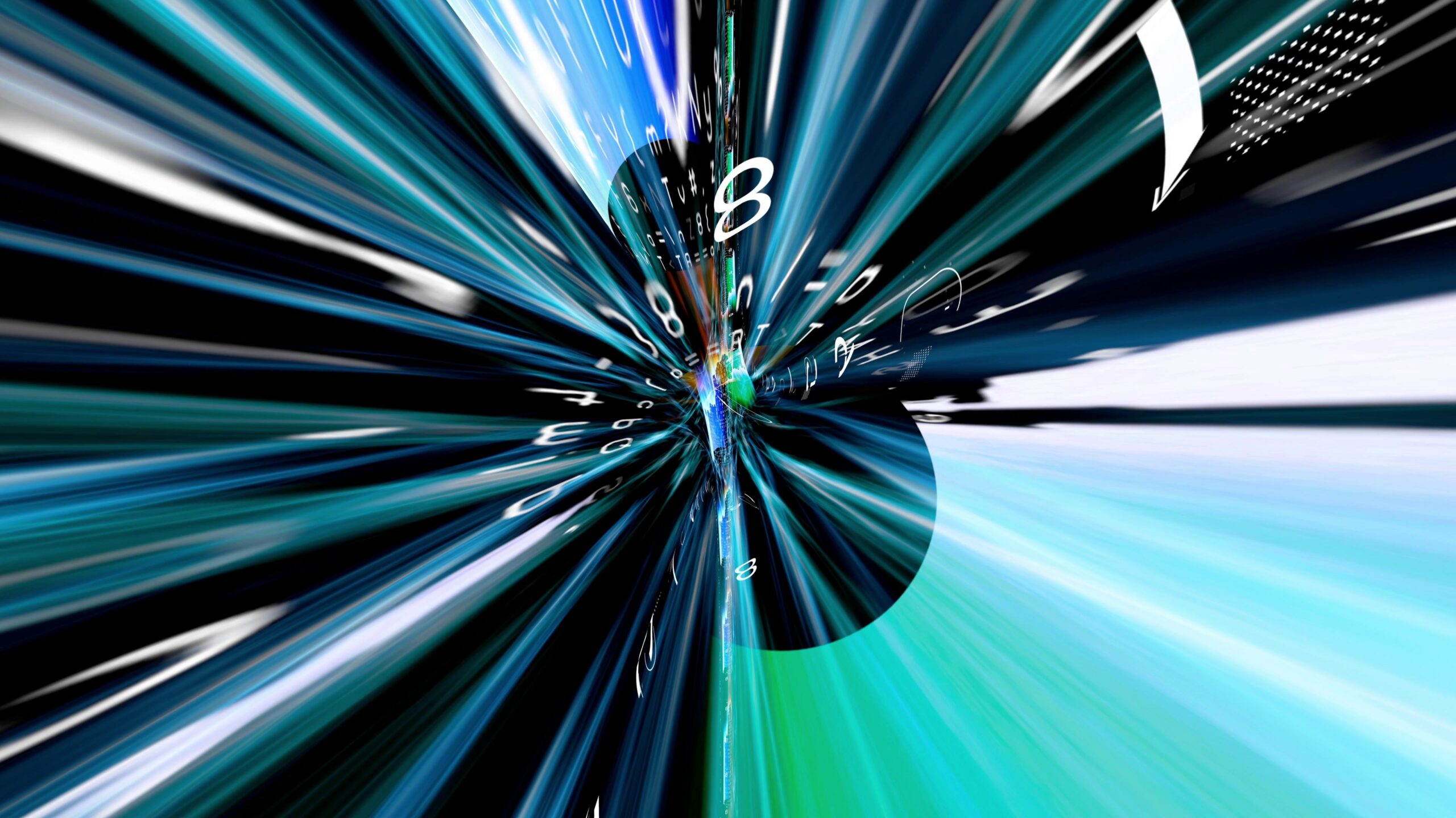 Digital Tunnel Through Time 4K Loop