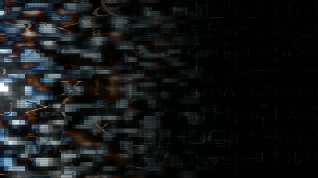 Glitchy Modern Digital Art Abstraction 4K Loop