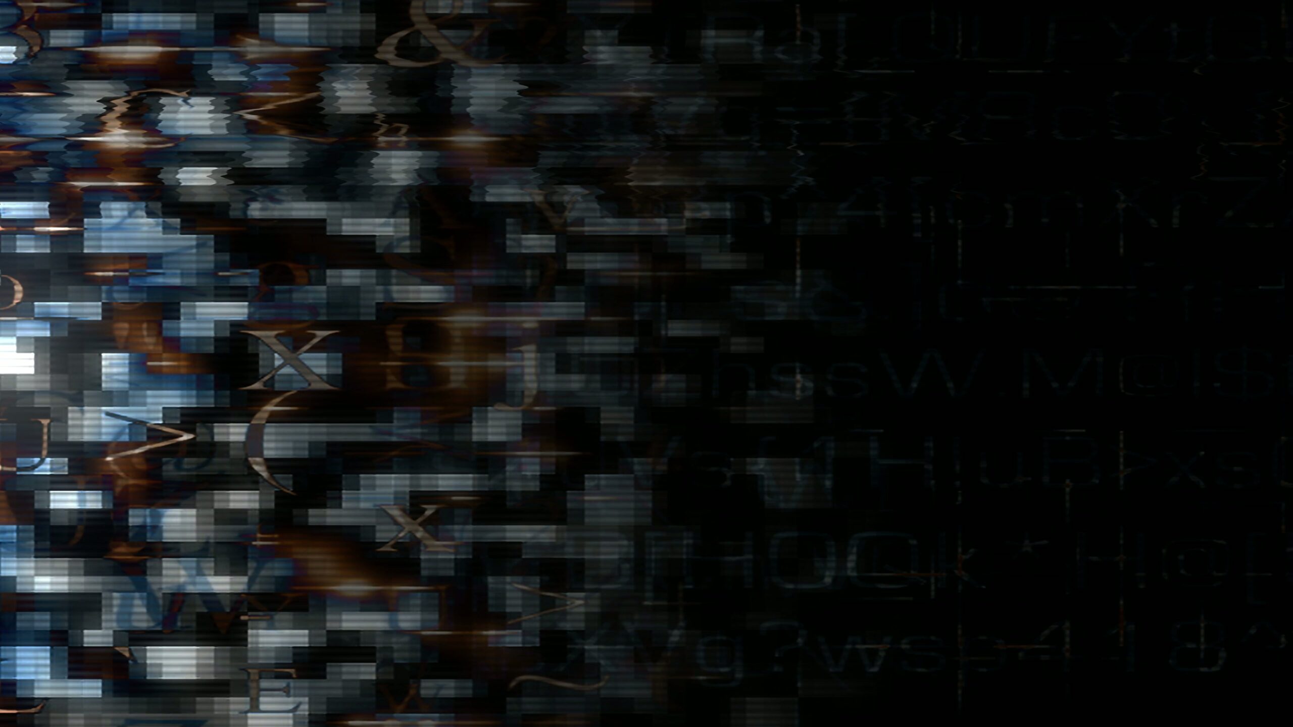 Glitchy Modern Digital Art Abstraction 4K Loop