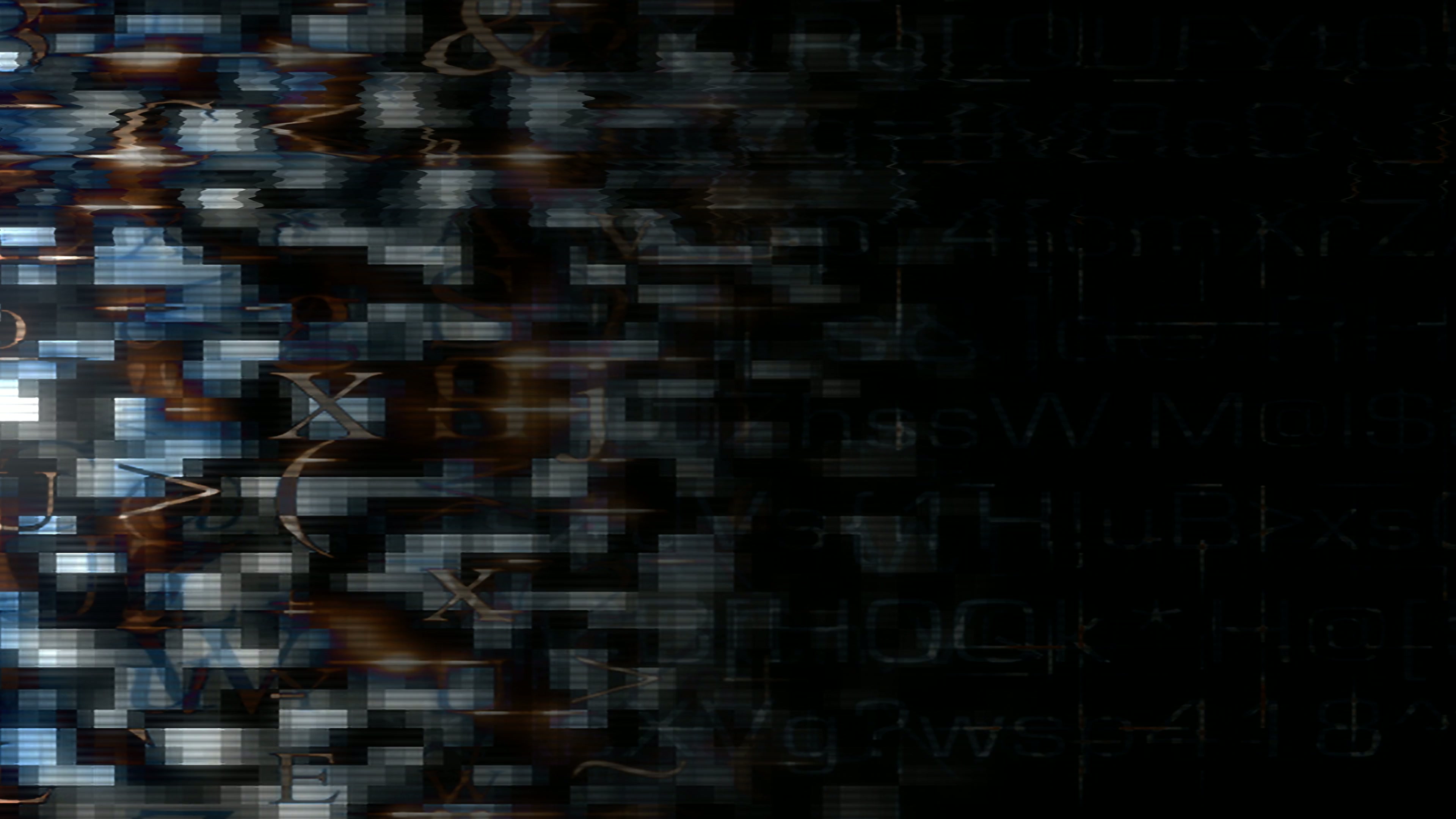 Glitchy Modern Digital Art Abstraction 4K Loop