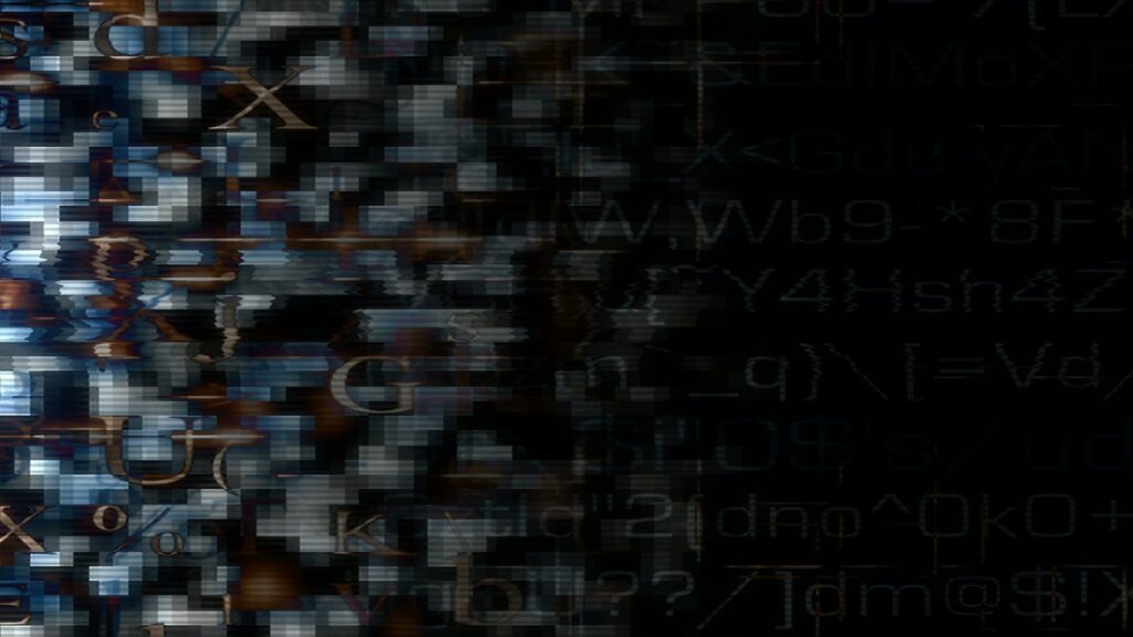 Cryptic Digital Abstract Video Loop