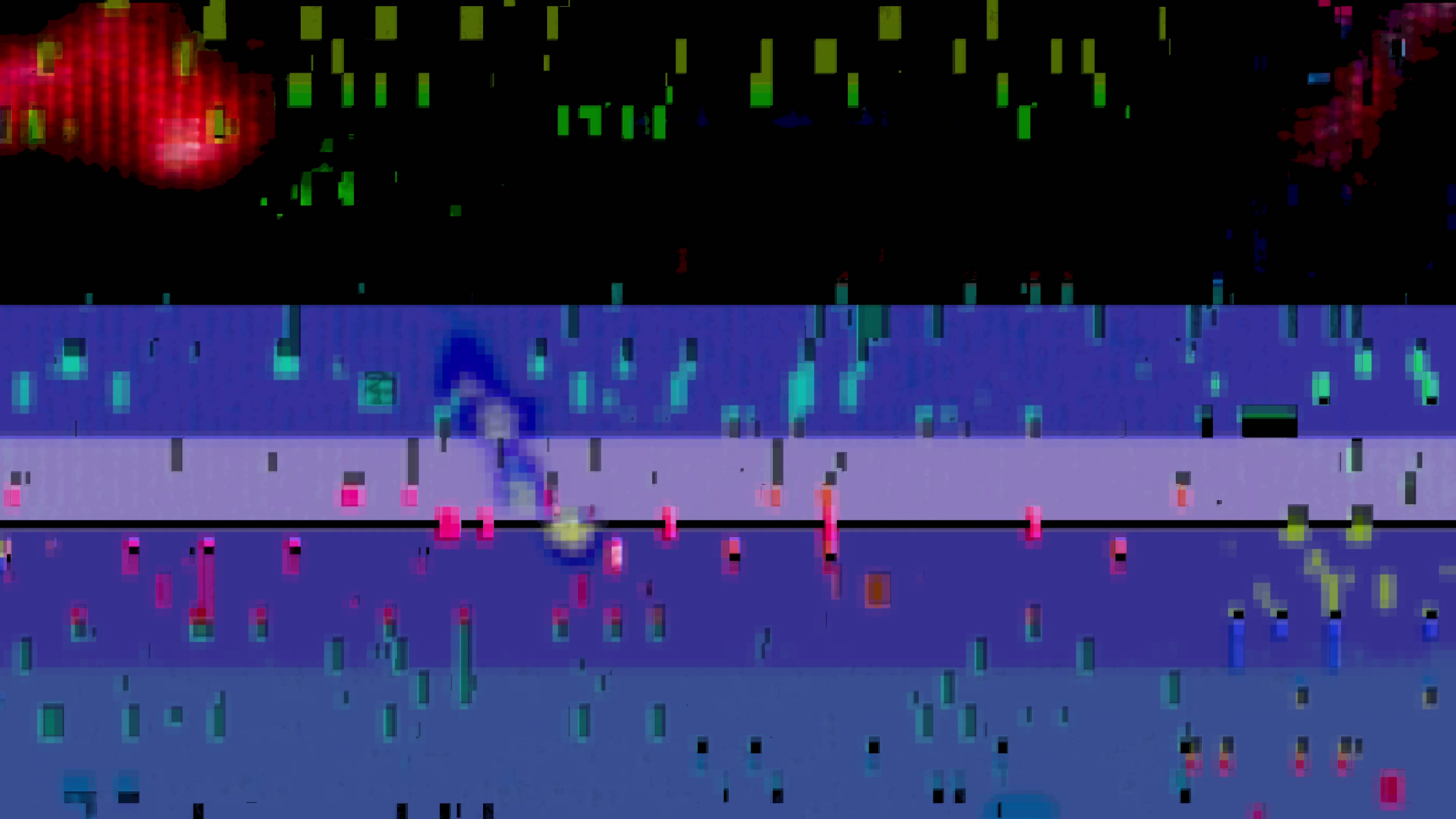 Colorful Abstract Digital Glitch Art 4K Loop