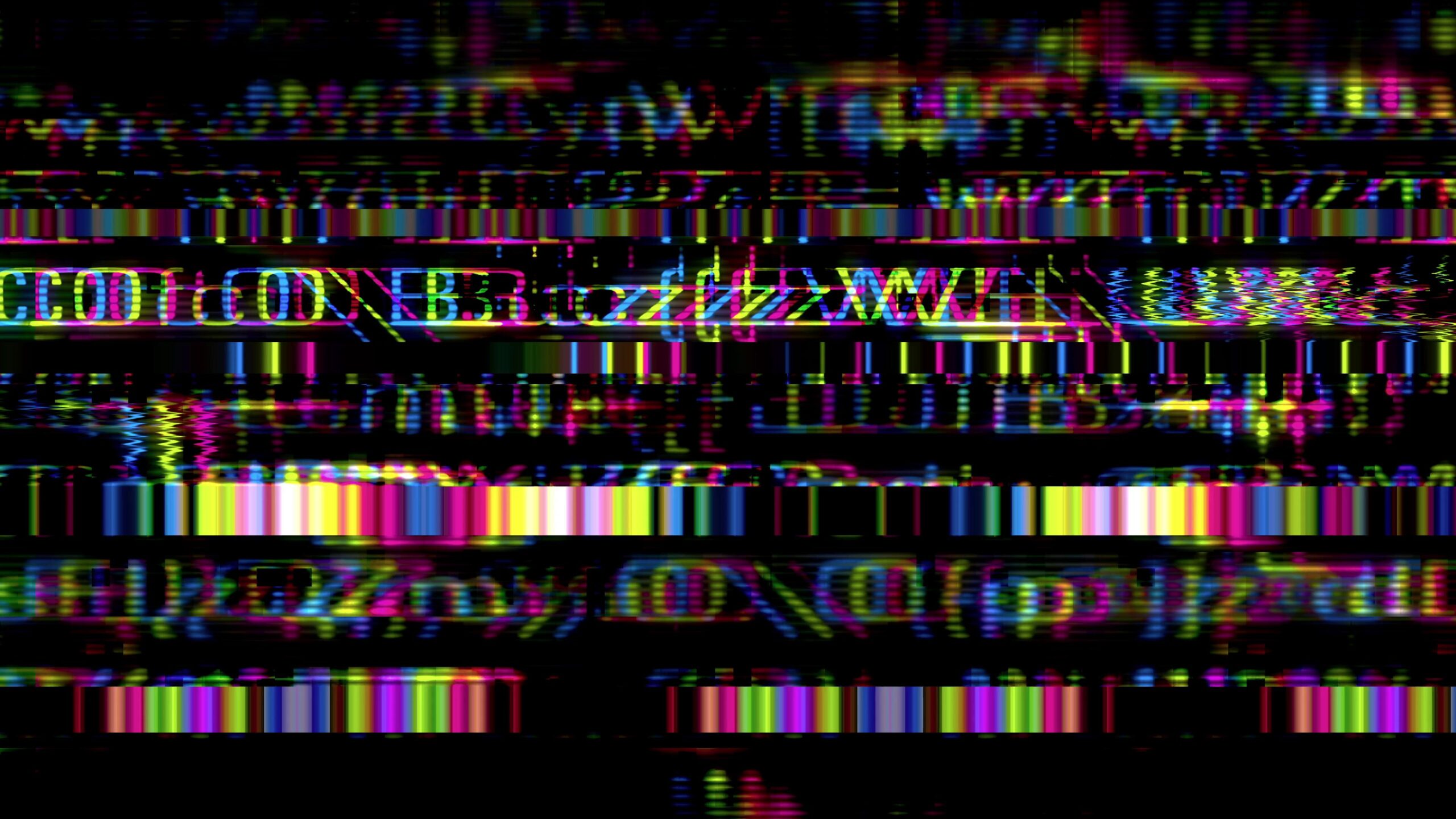 Glitch Art Digital Abstract 4K Video Loop