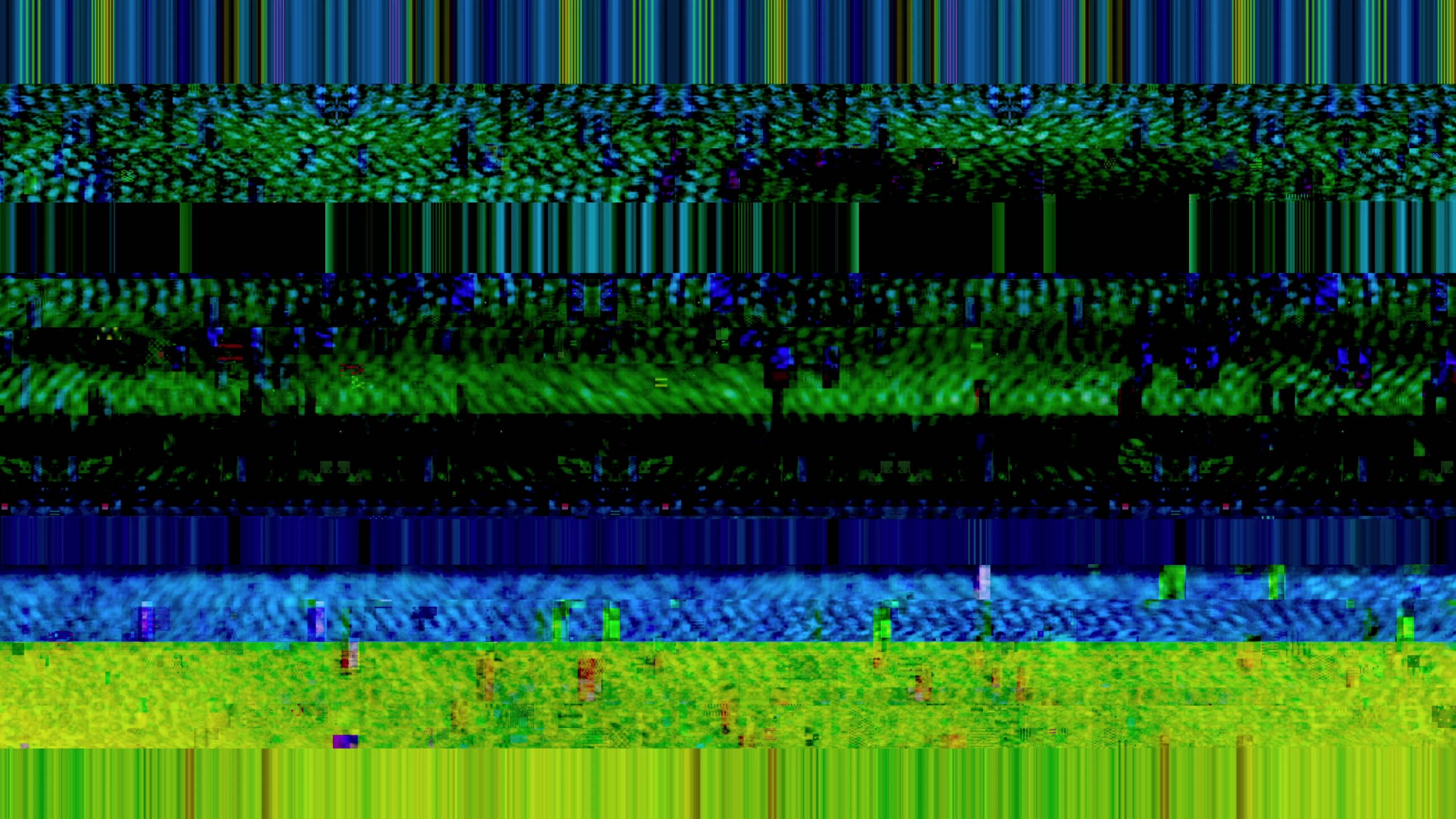 Glitched Digital Abstract Art 4K Video Loop