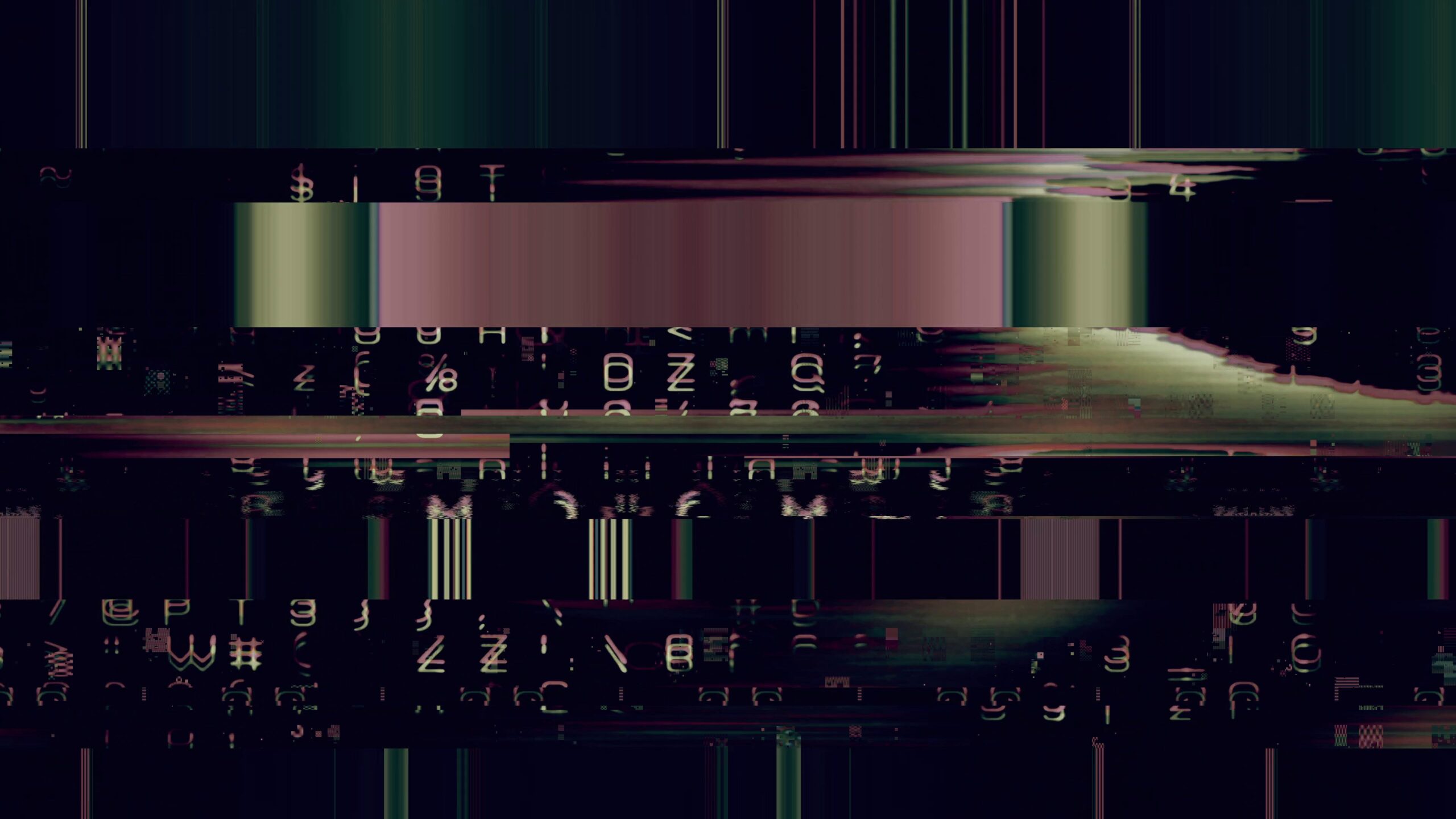 Digital Glitch Artwork 4K Video Loop