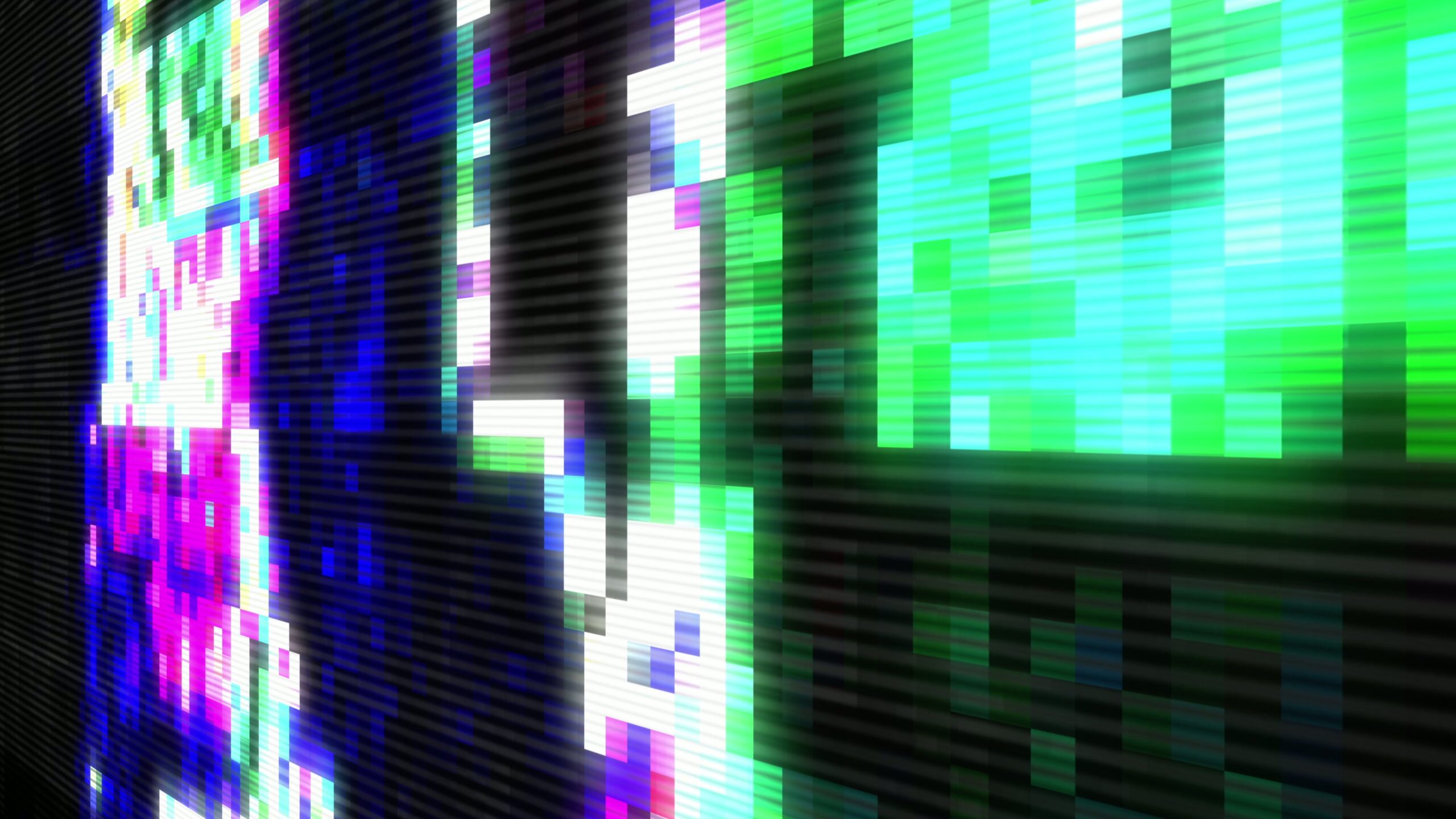Digital Abstract Pixel Art 4K Video Loop