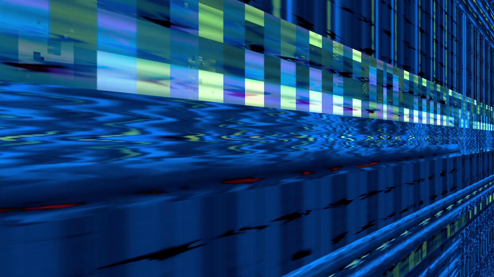 Digital Glitch Artistry Flow HD Video Loop