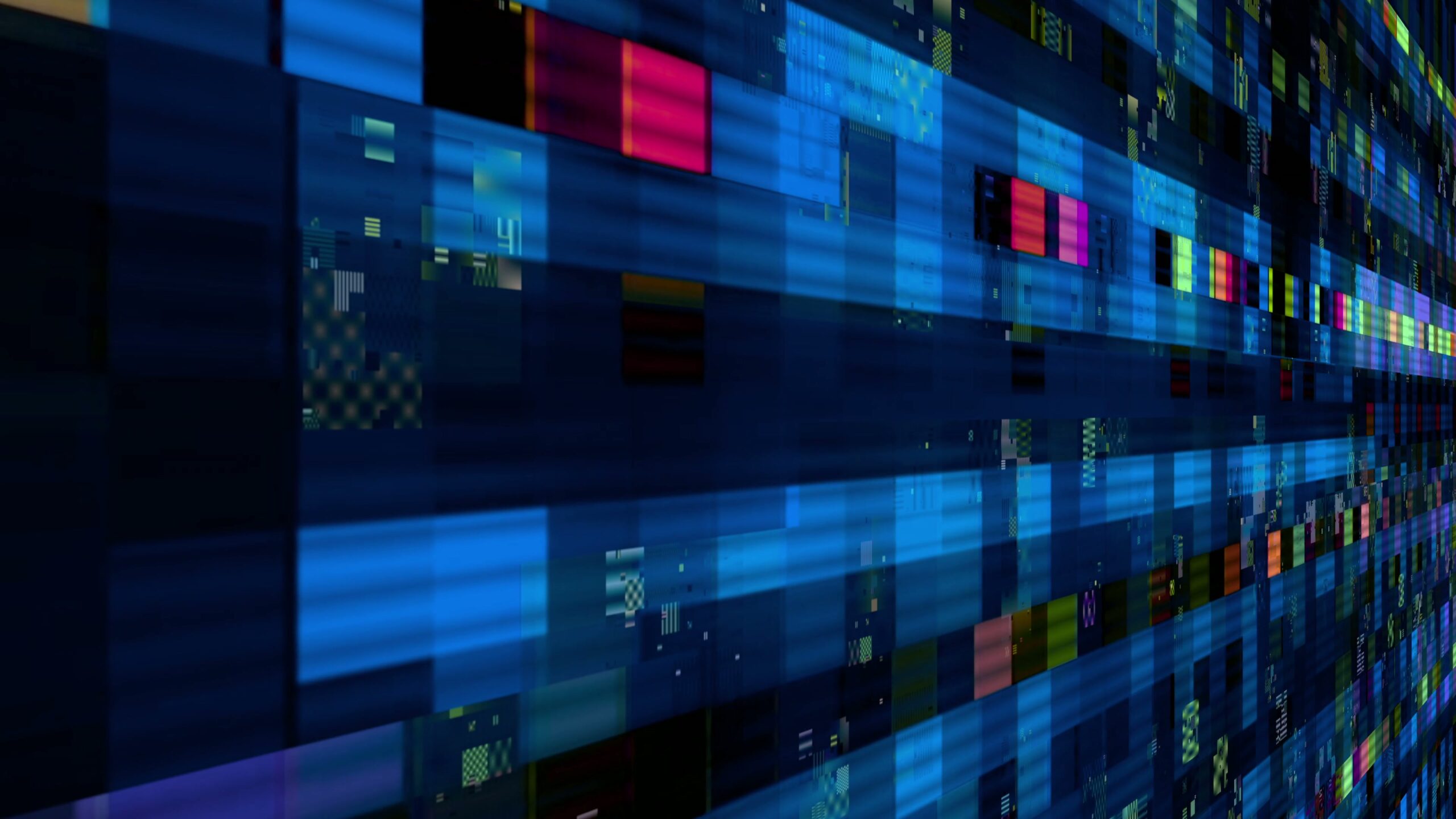 Futuristic Digital Data Stream 4K Loop