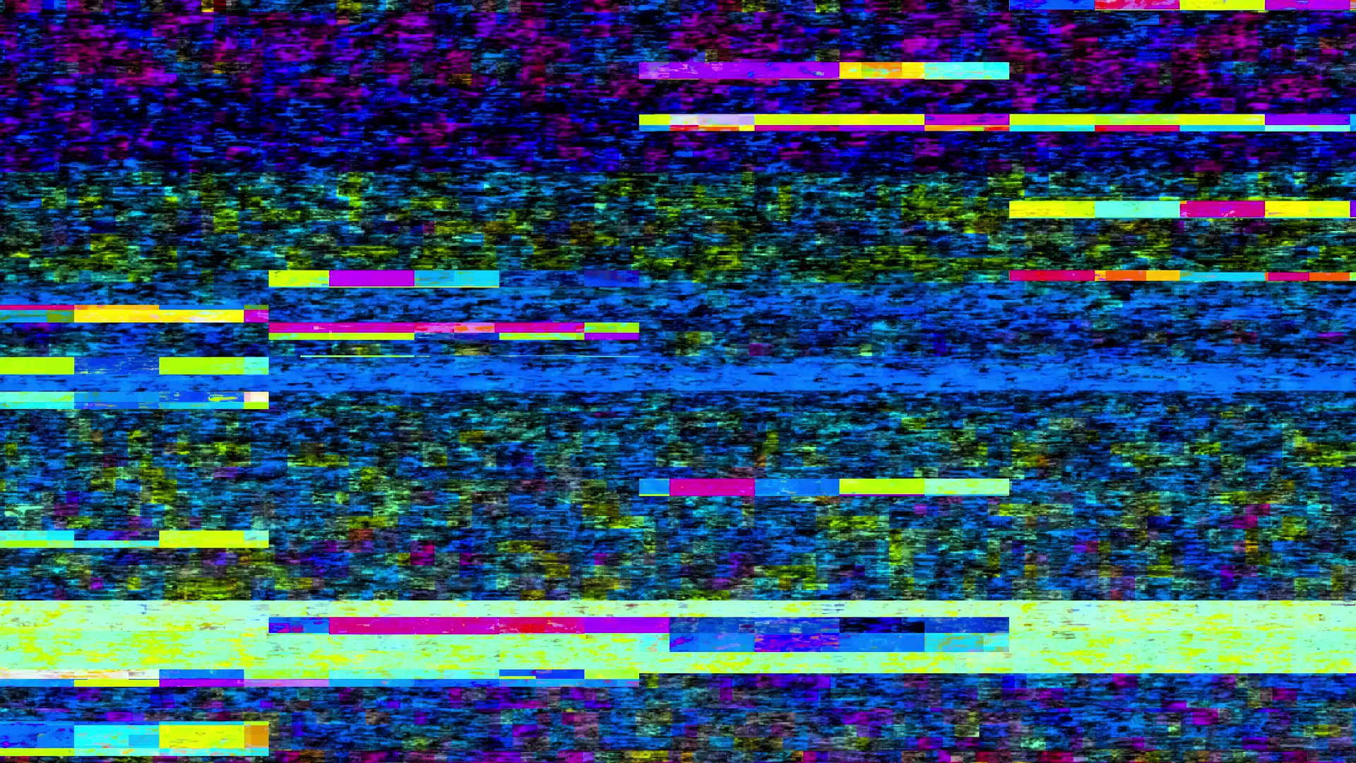 Vibrant Digital Glitch Chaos Loop