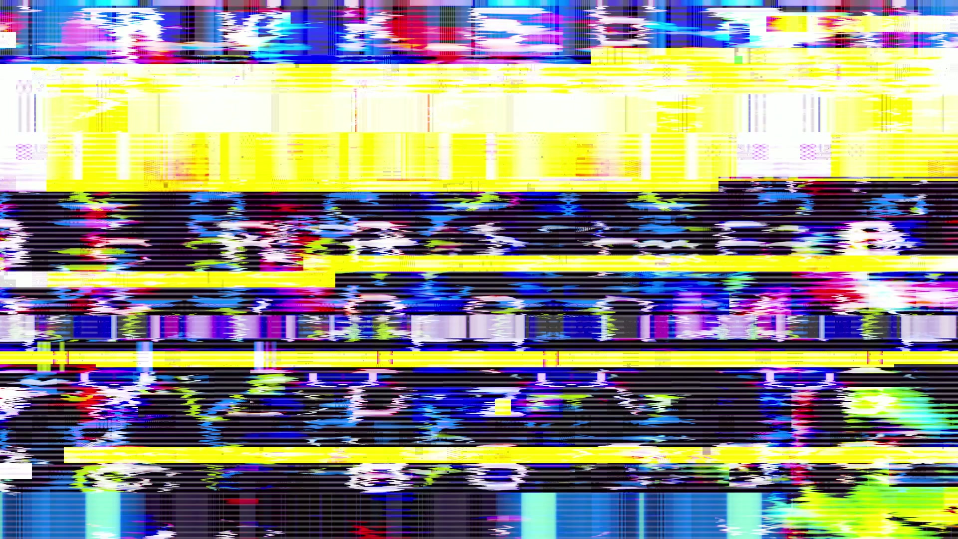 Vibrant Digital Glitch Chaos Loop