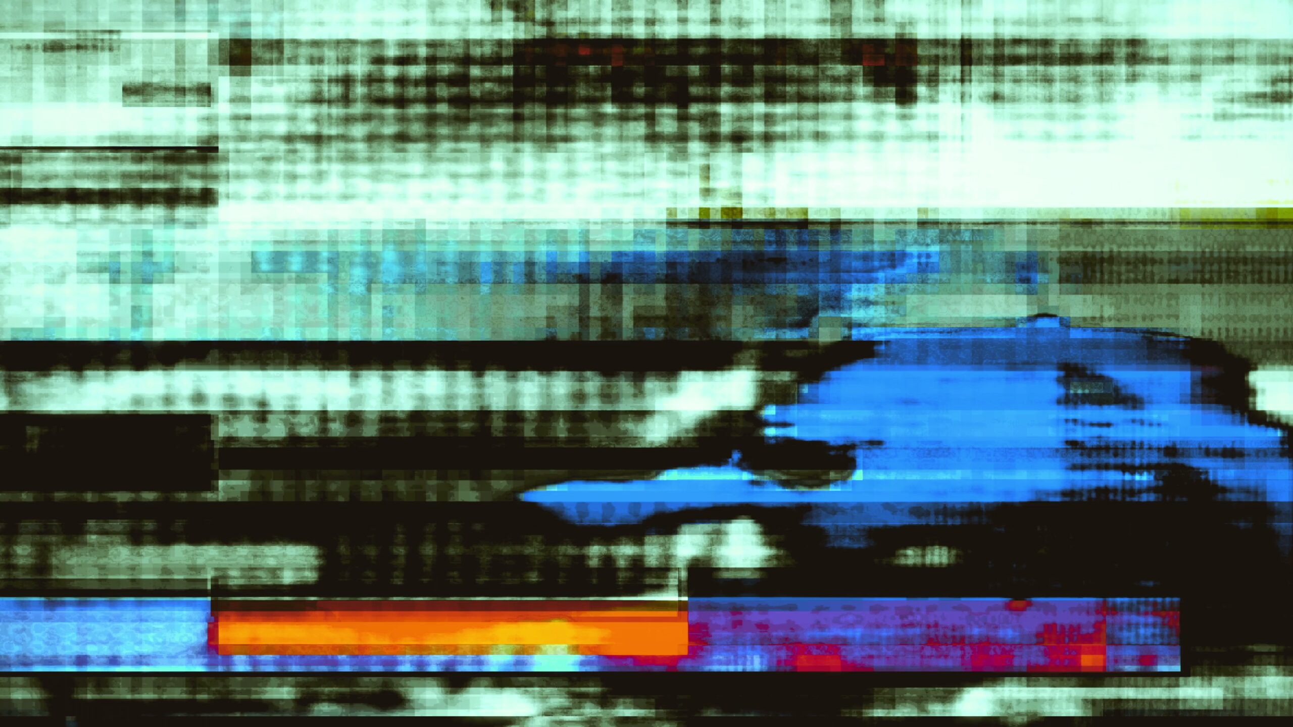 Glitch Art with Vibrant Colors 4K Loop
