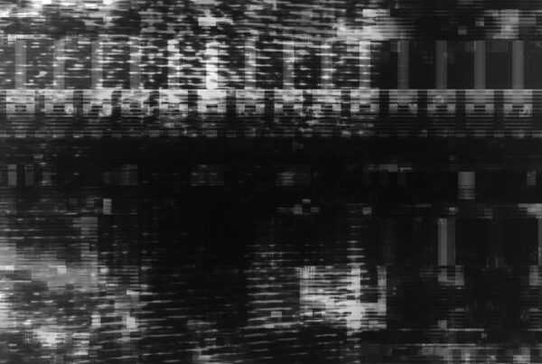 Distorted noise 4K video loop with abstract glitch patterns.