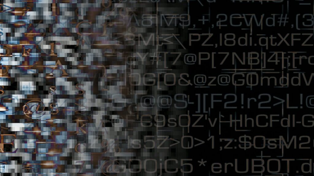 Digital Abstract Pixelated Encryption Loop