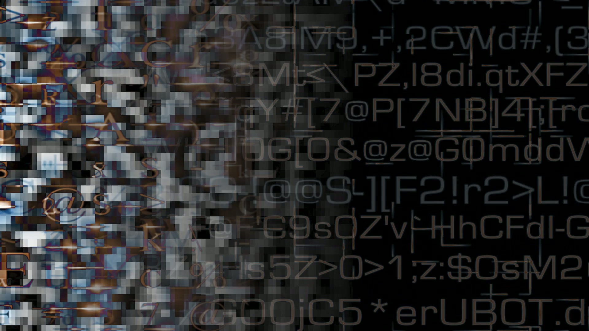 Digital Abstract Pixelated Encryption Loop