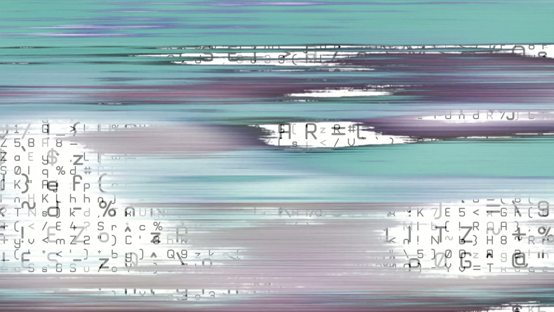 Abstract Digital Glitch Art Video Loop
