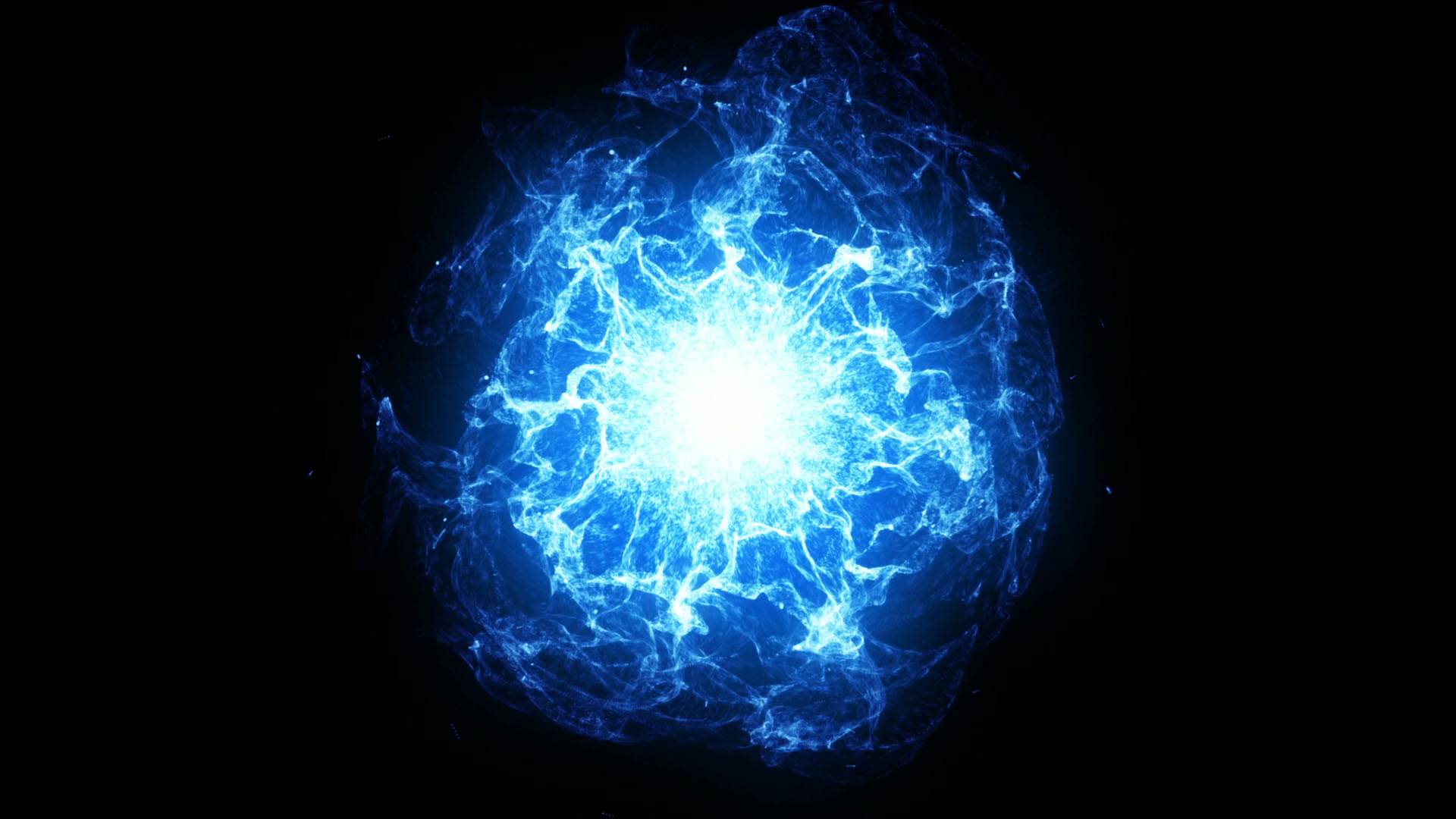 Mystical Blue Energy Sphere Loop