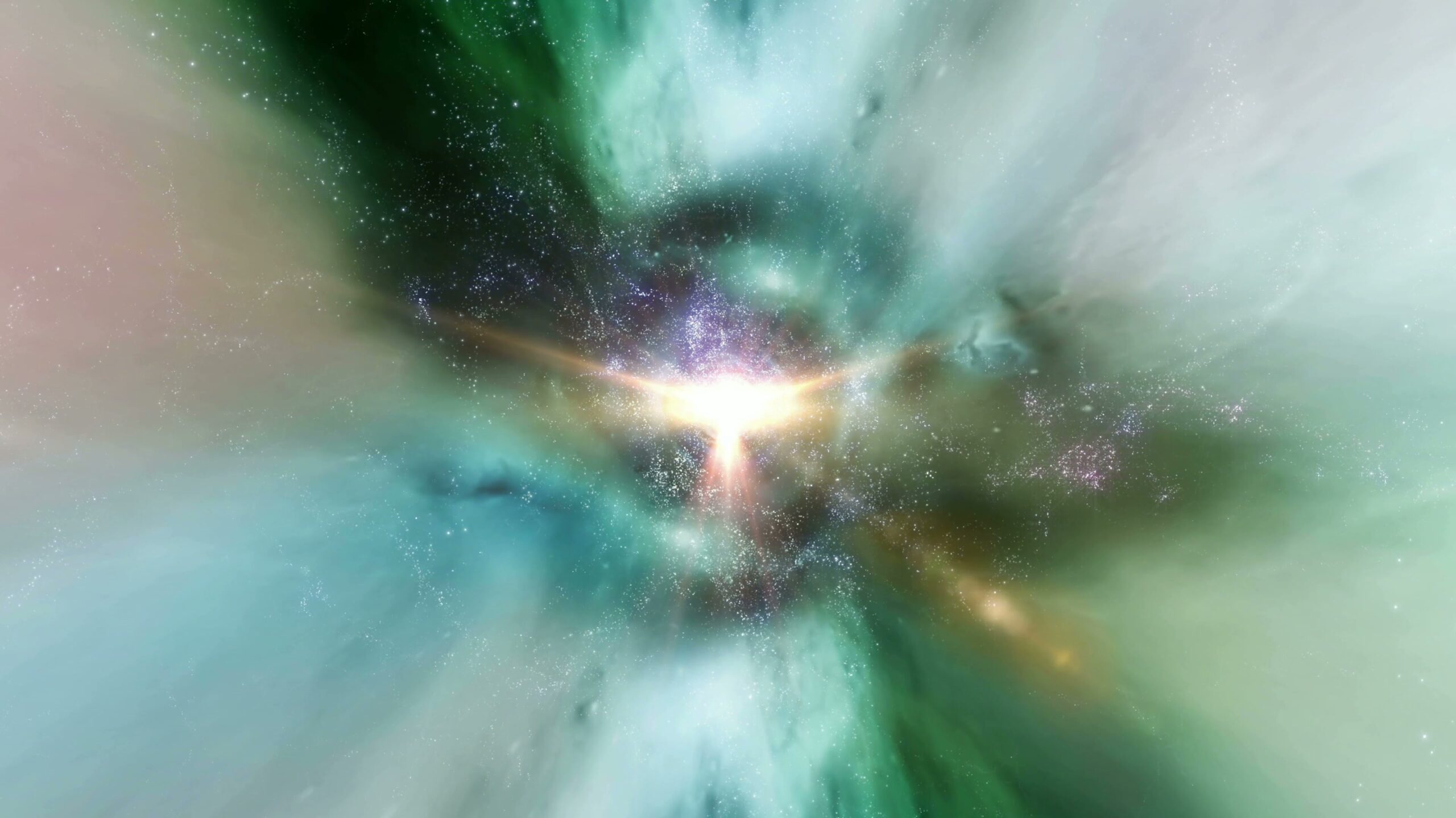 Cosmic Explosion of Vibrant Colors Loop